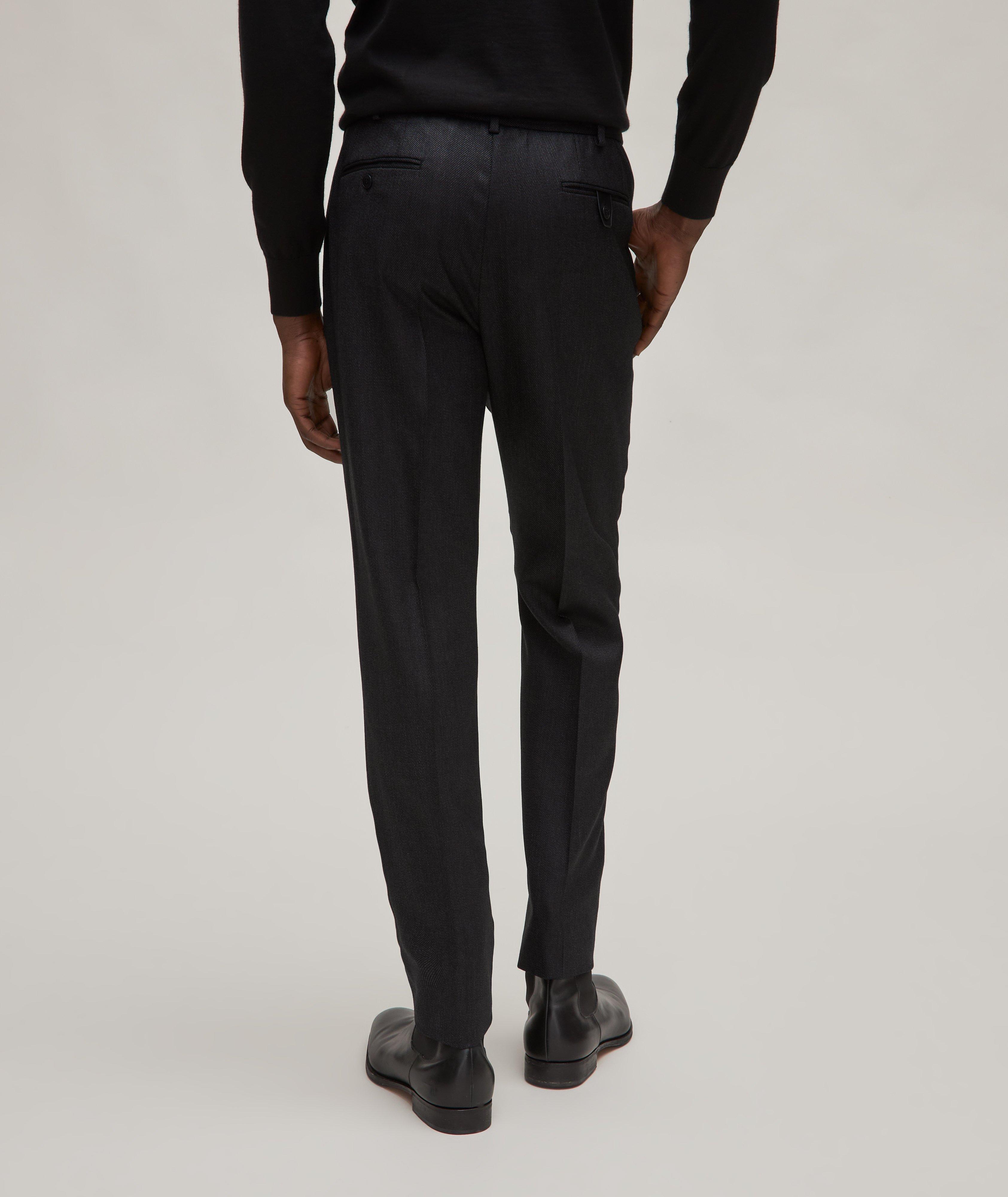 Shebha Textured Virgin Wool Twill Pants  image 3