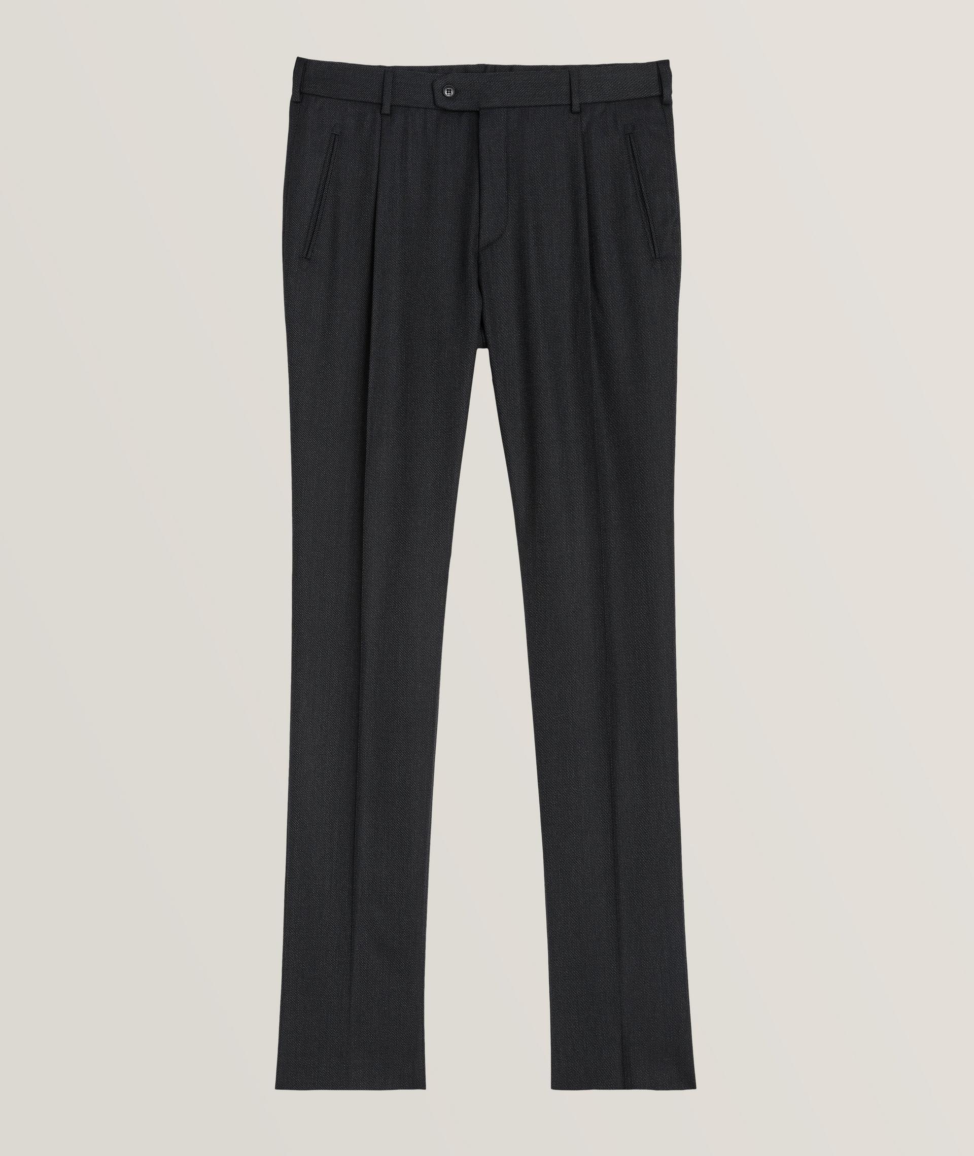 Pantalon Shebha en twill de laine vierge image 0