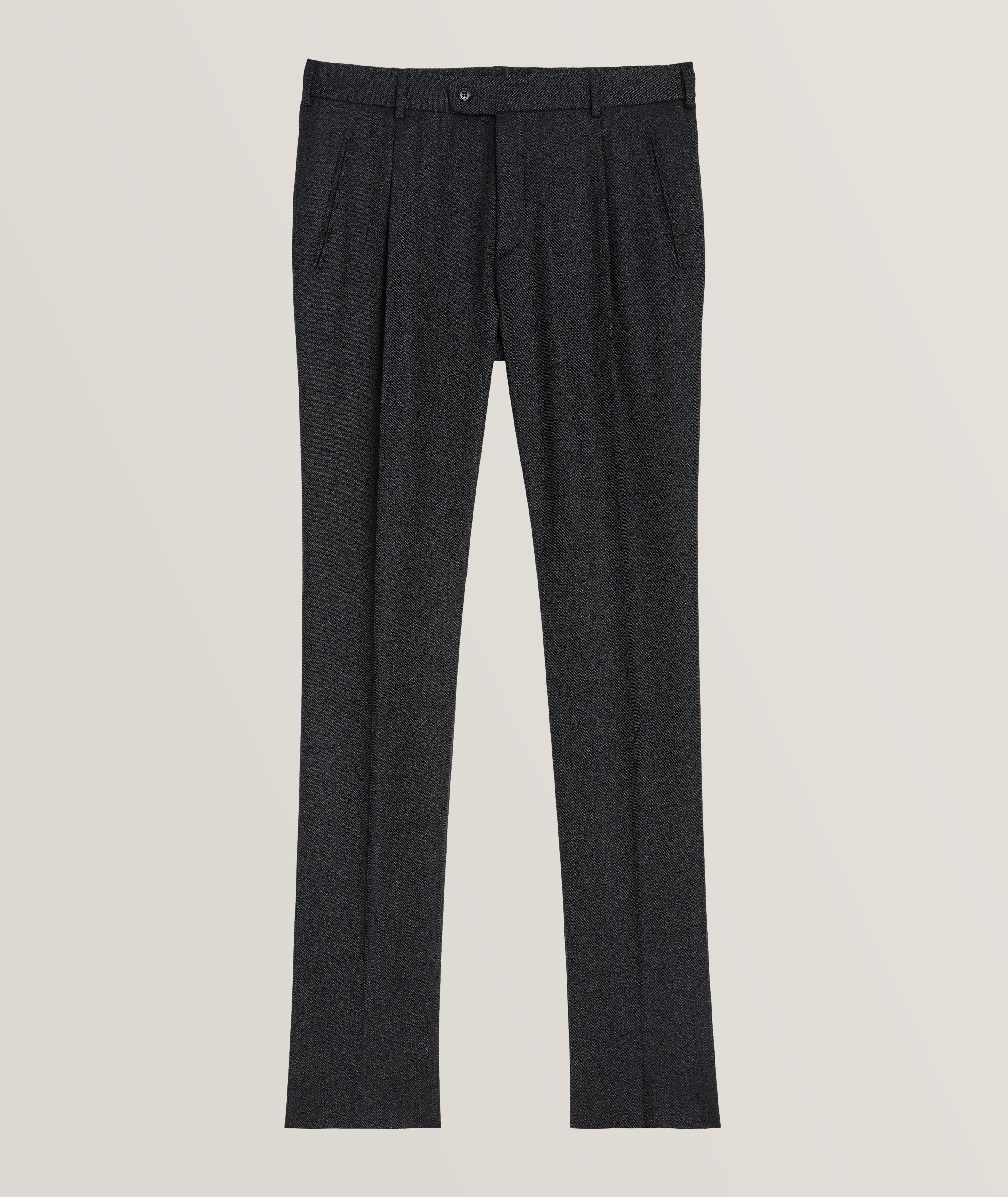 Pantalon Shebha en twill de laine vierge image 0