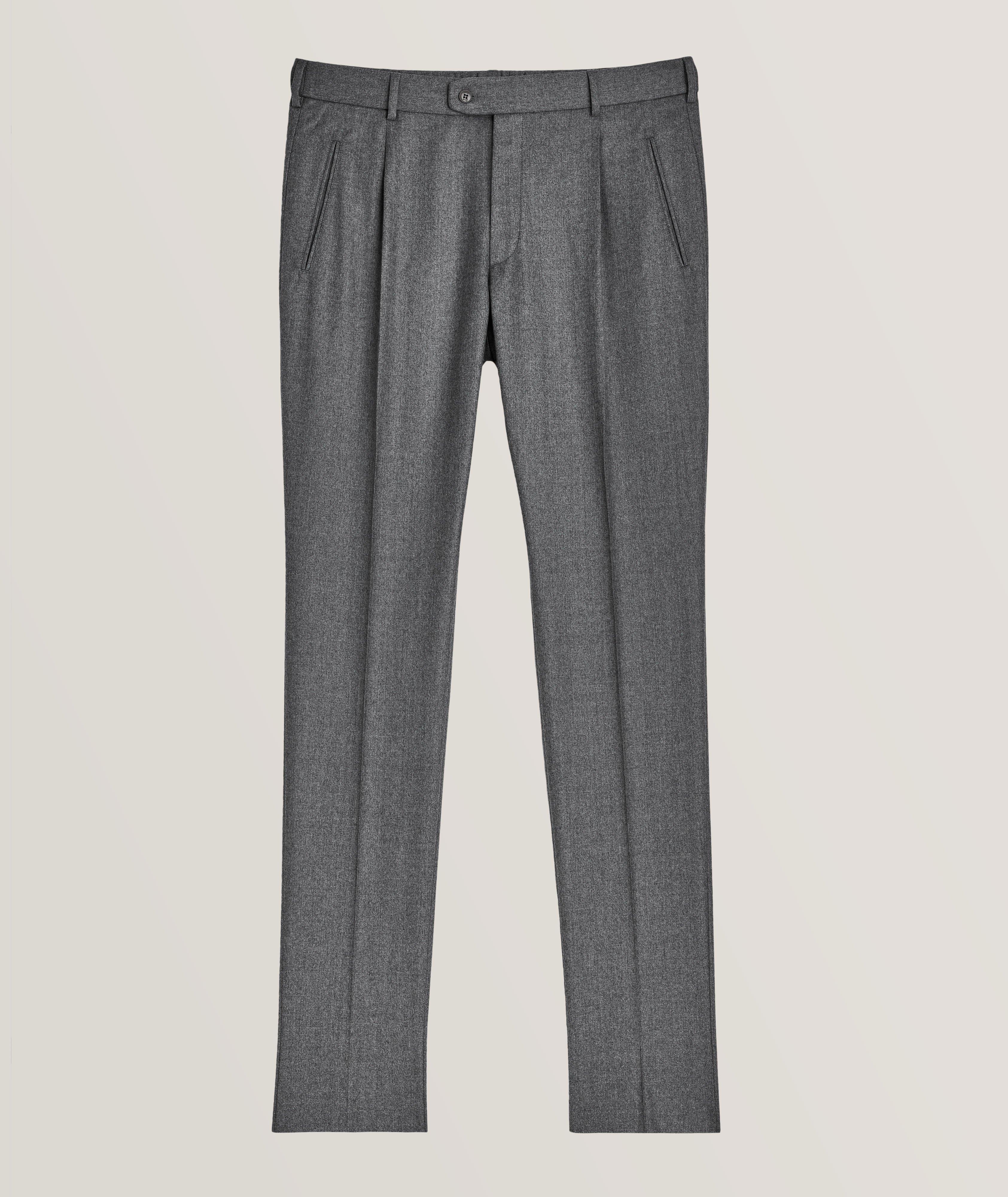 Brioni Shebha Mélange Wool Pants 