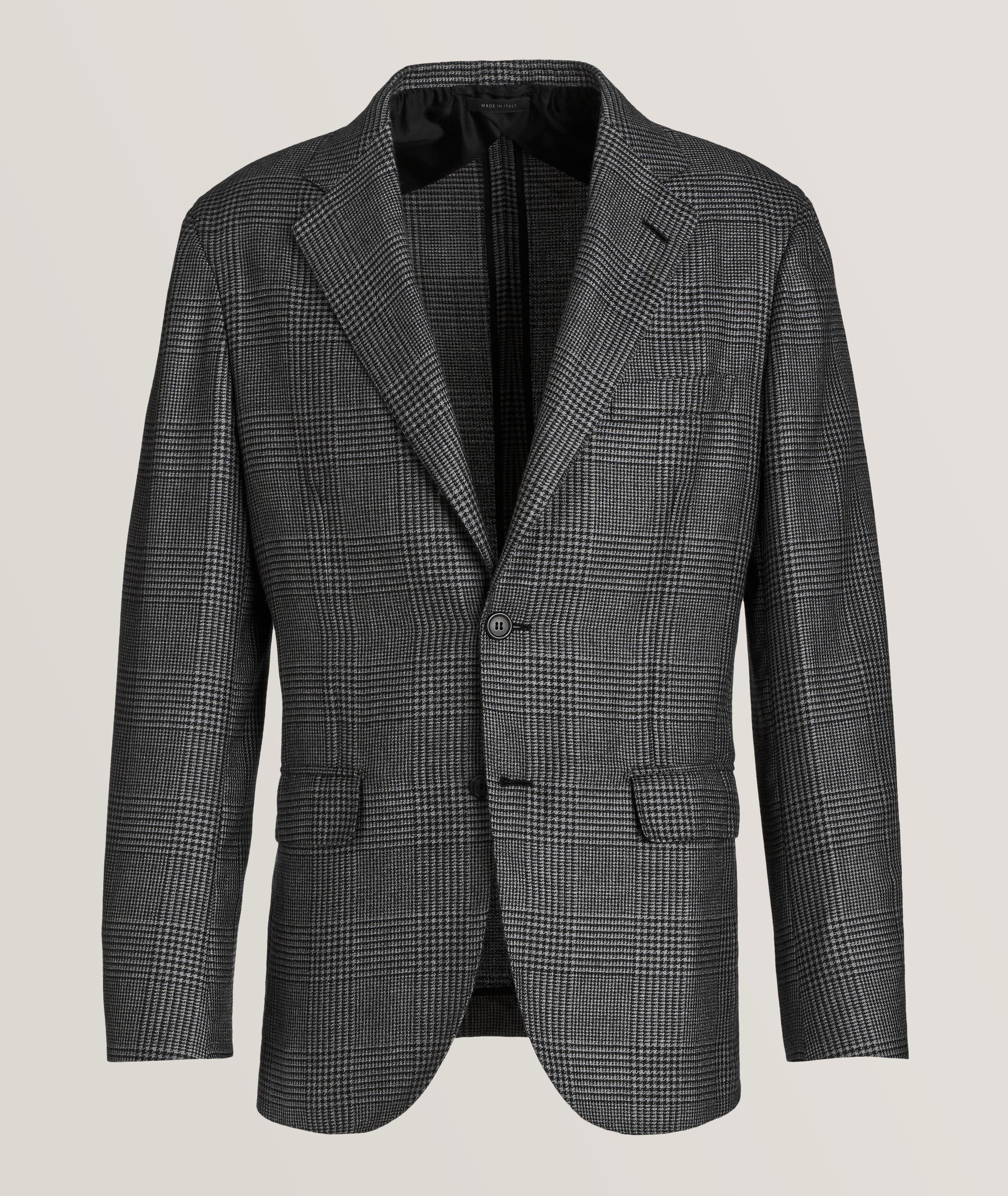 Brioni New Plume Cashmere-Silk Blend Sport Jacket in Black | Men's Size 56