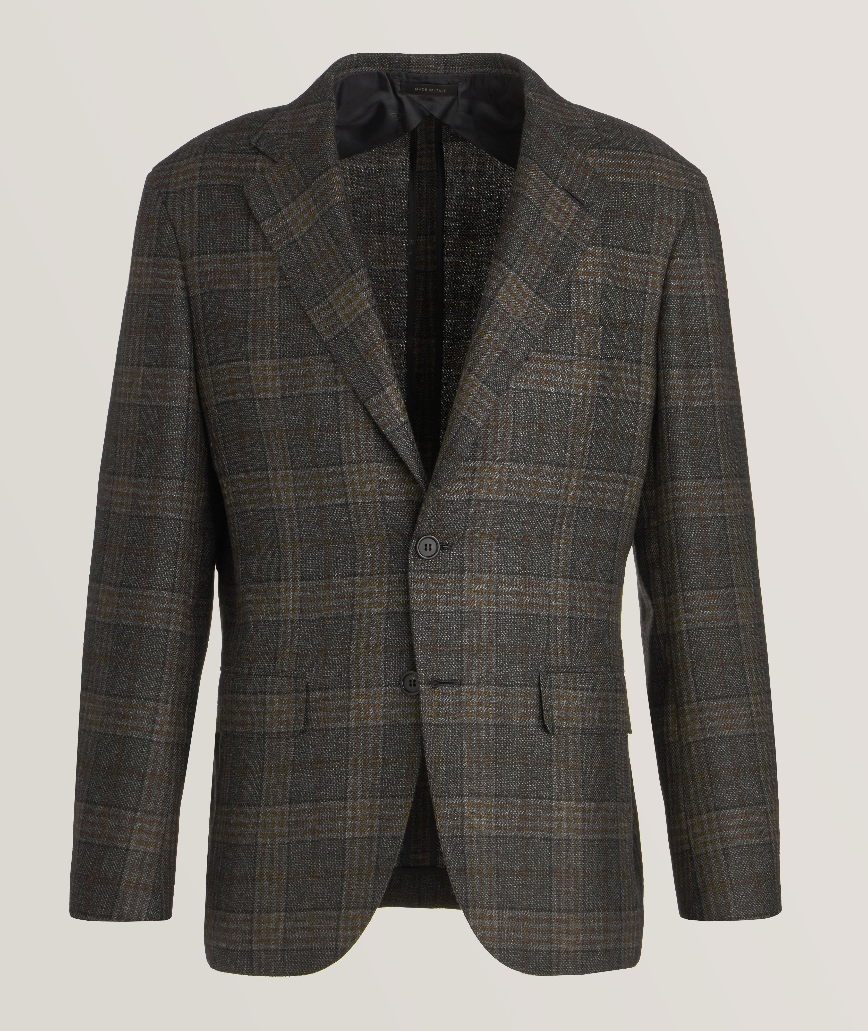 New Plume Prince of Wales Cashmere Sport Jacket image 0