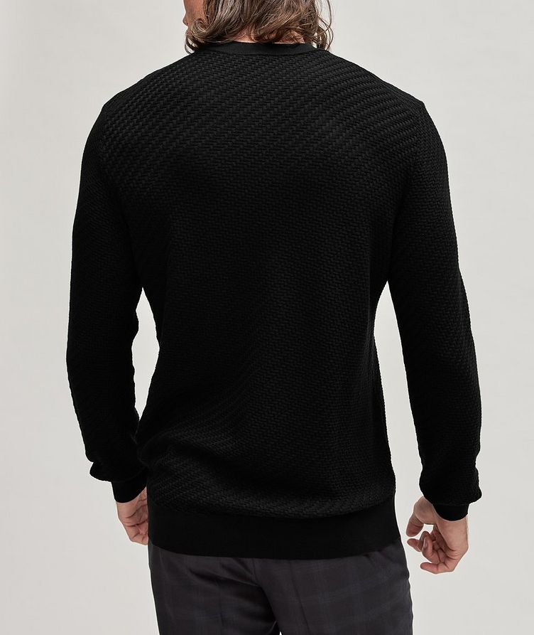 Chevron Stitch Certified Wool & Cashmere Sweater image 2