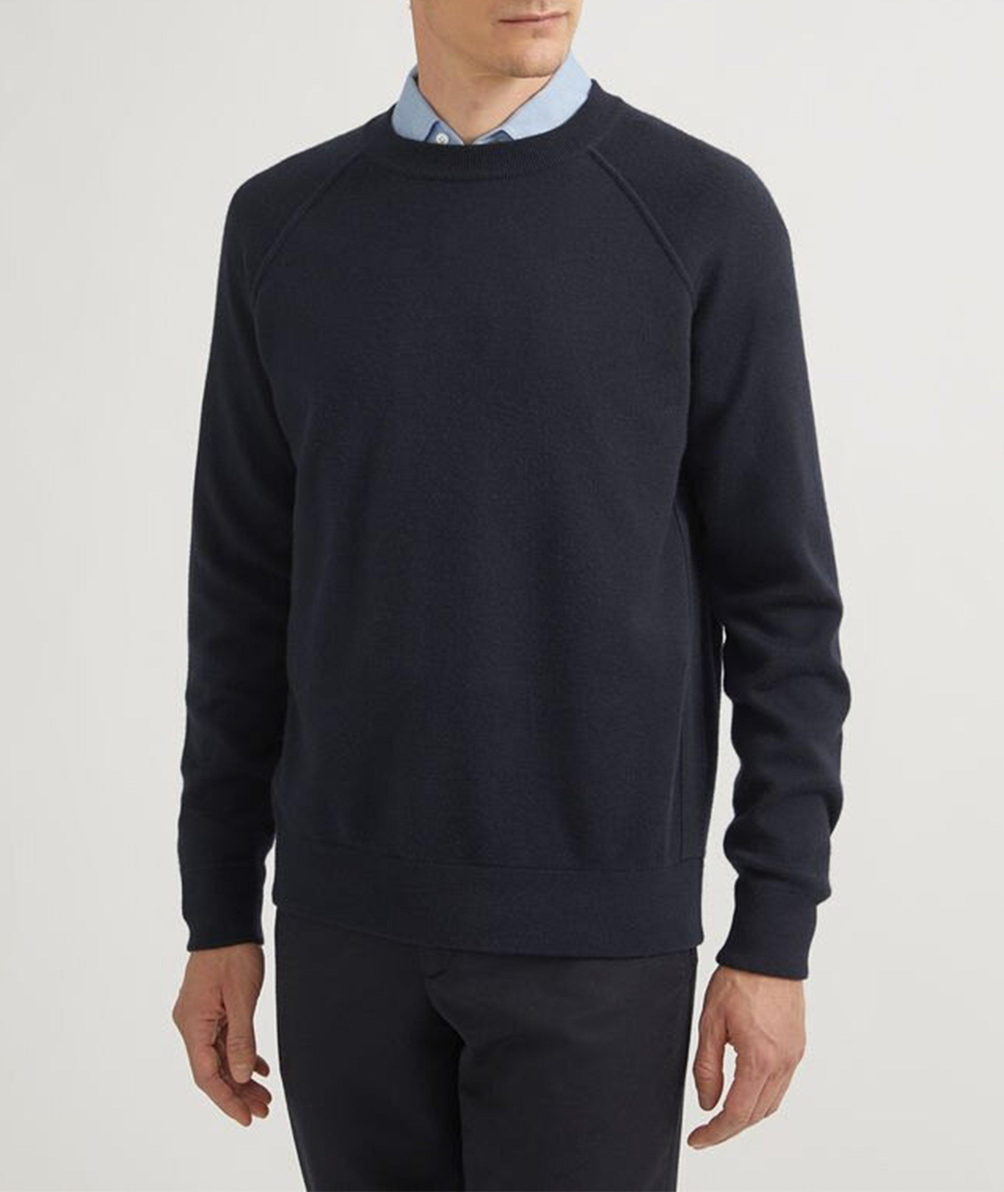 Balfour Cashmere, Virgin Wool & Silk Crewneck Sweater image 1