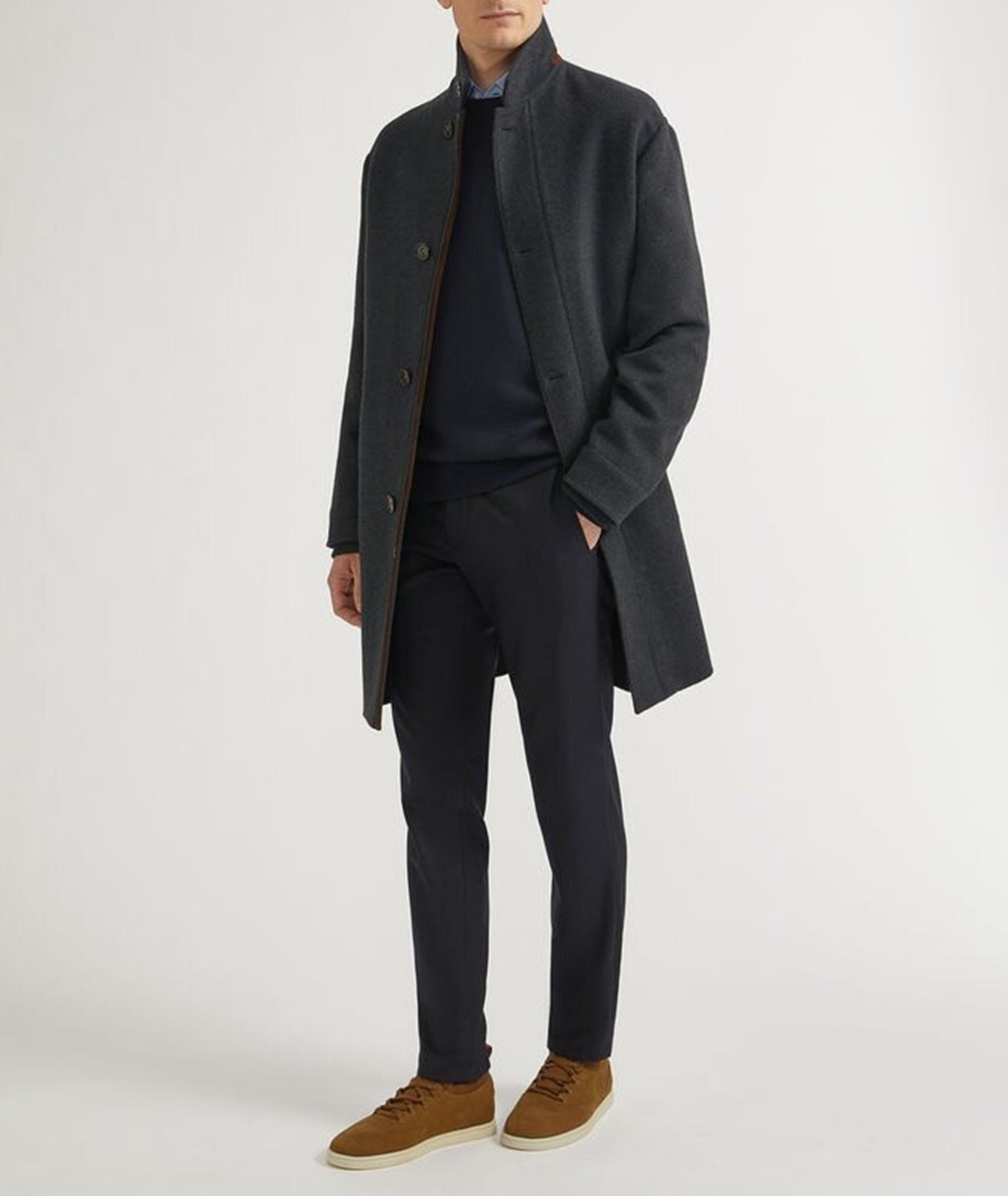 Balfour Cashmere, Virgin Wool & Silk Crewneck Sweater image 4