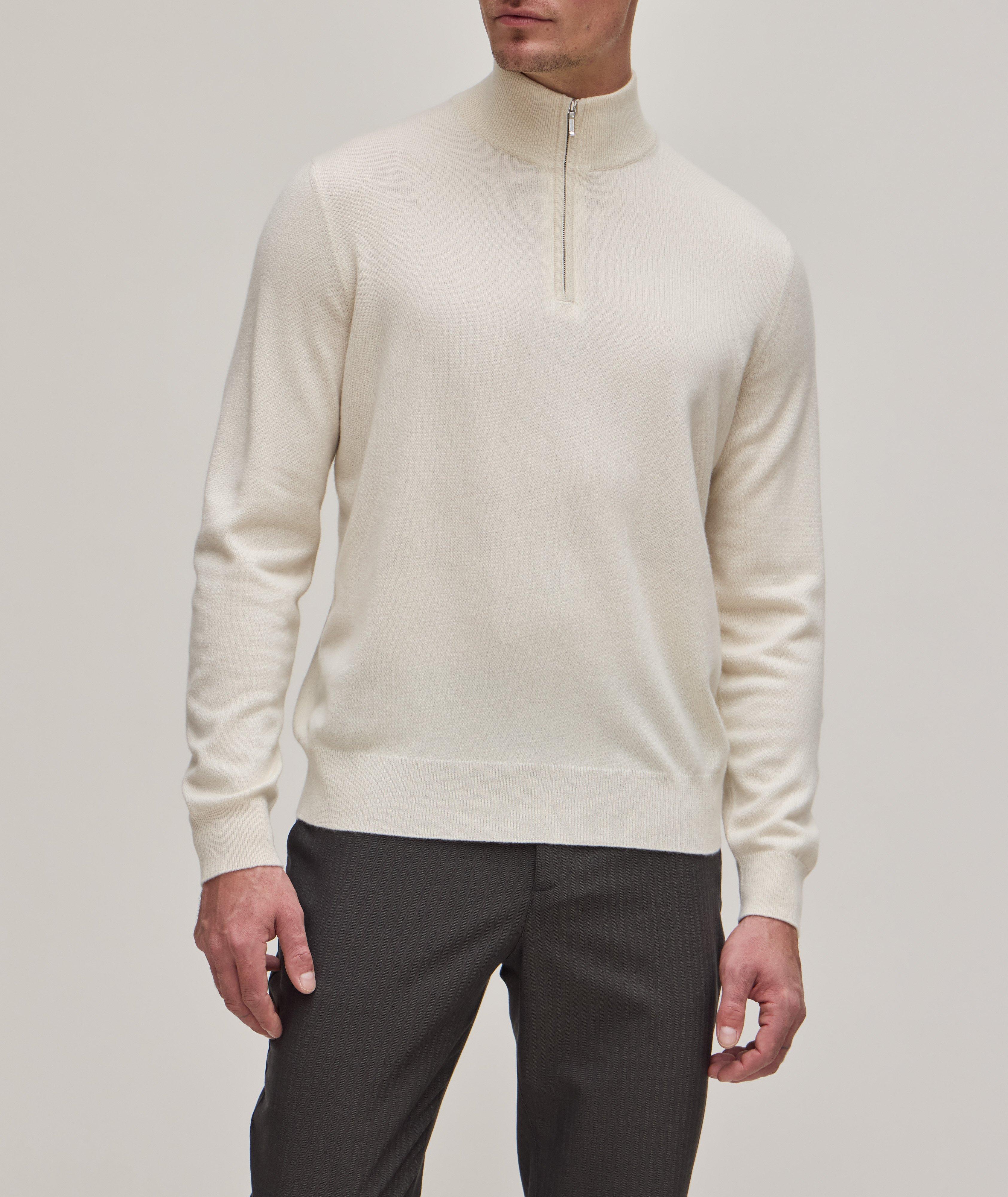 Classic Baby Cashmere Half-Zip Sweater  image 1