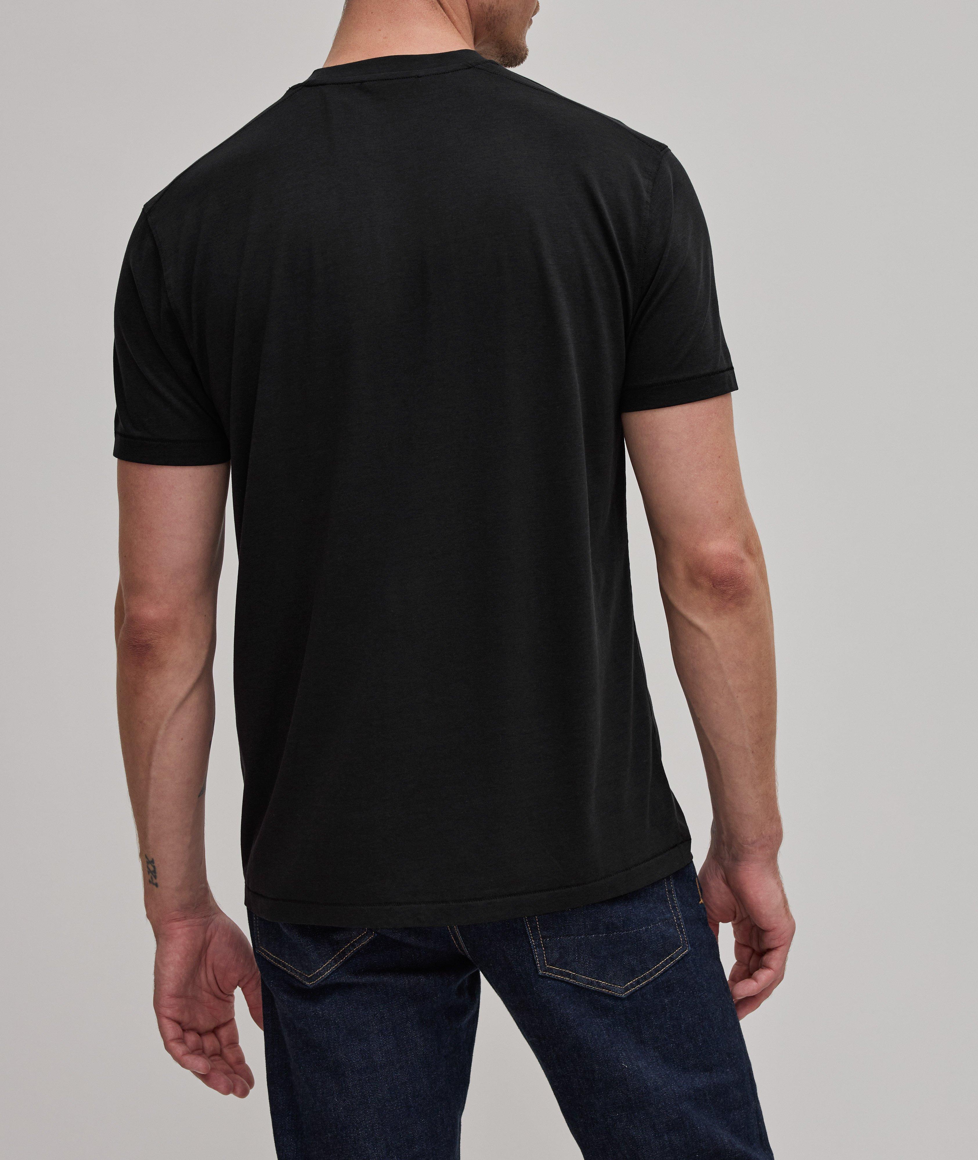T-shirt en lyocell et en coton à encolure ronde image 2