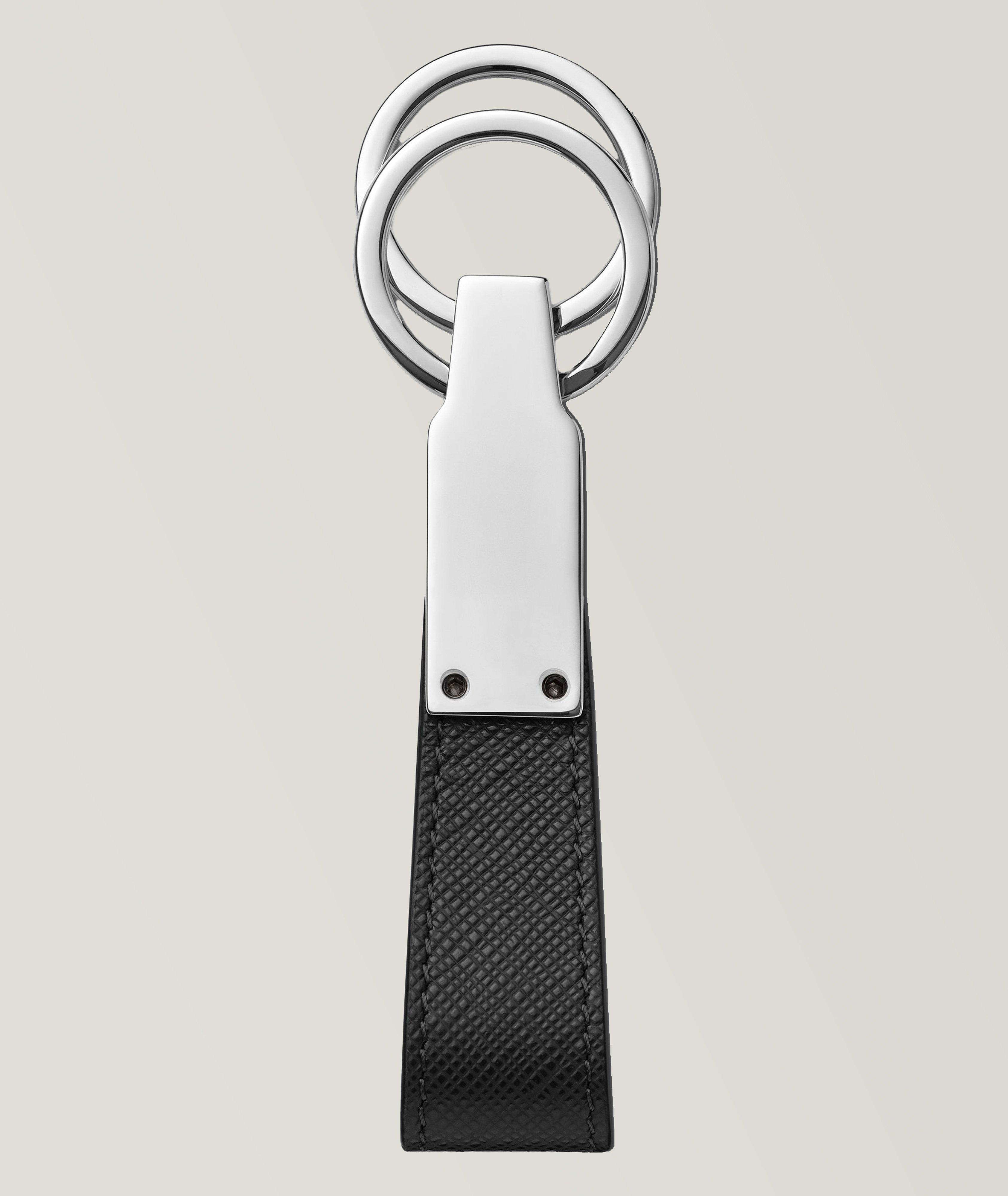 Porte-clés en cuir grenu, collection Sartorial image 1
