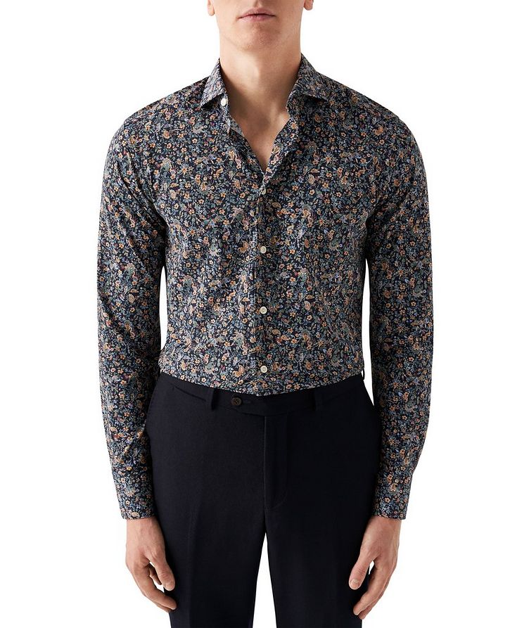 Chemise habillée à motif floral de coupe amincie image 1