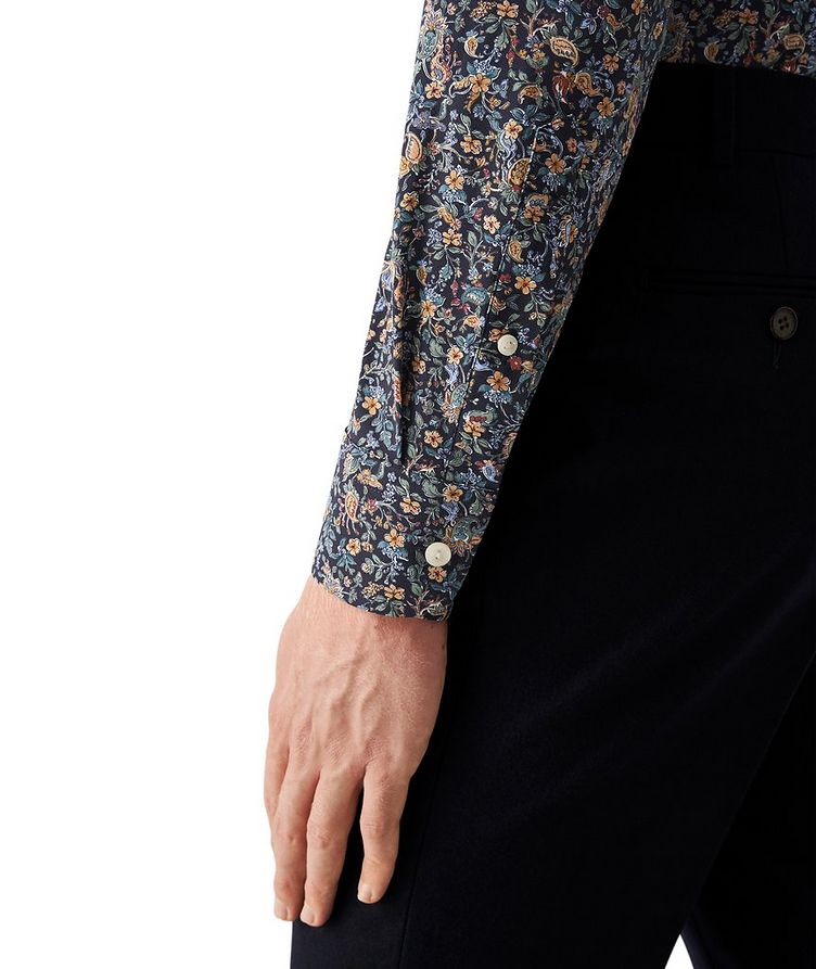 Chemise habillée à motif floral de coupe amincie image 3