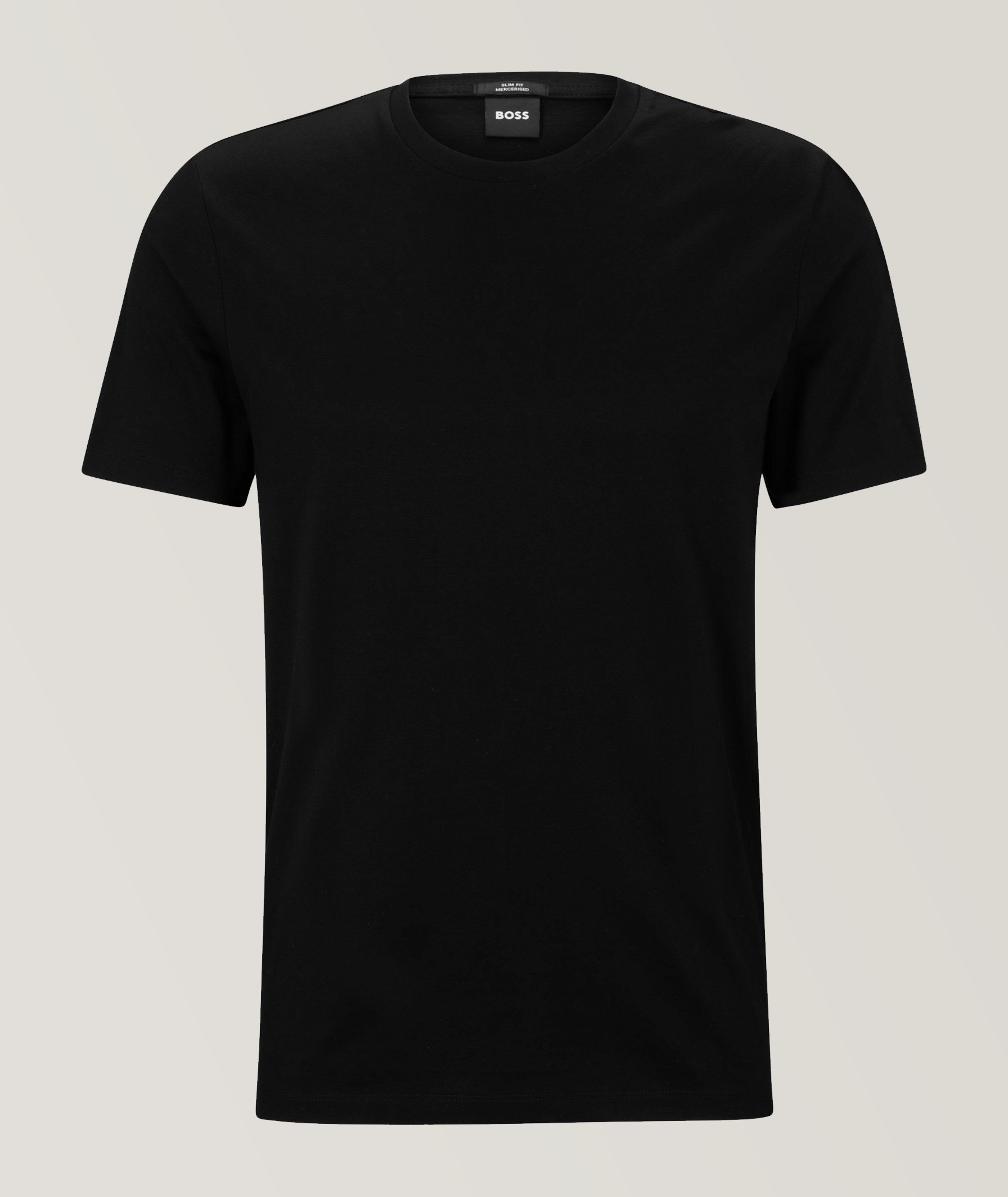 BOSS Tessler Mercerised Cotton Jersey T-Shirt | Sweaters & Knits ...