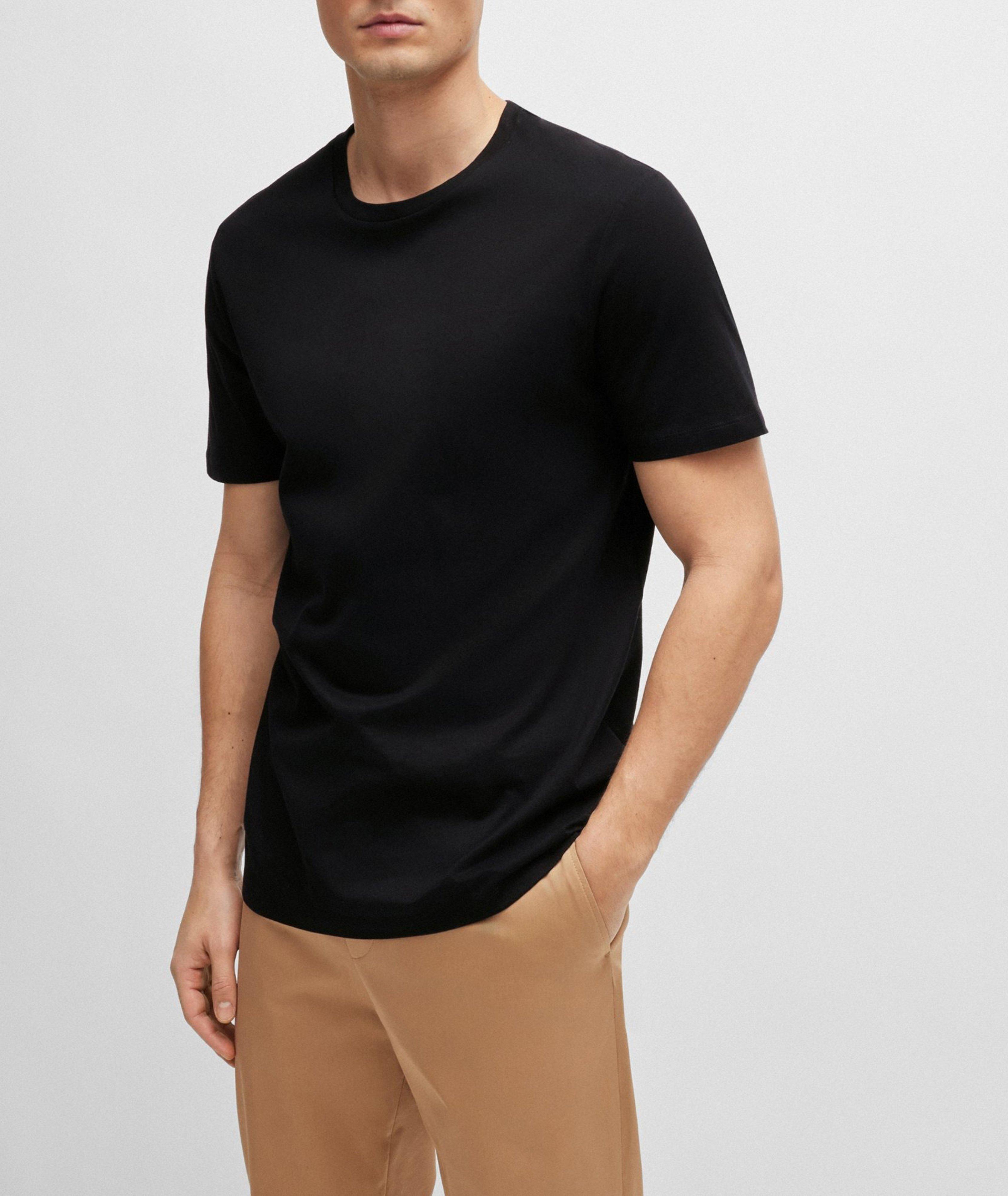 T-shirt Tessler en jersey de coton mercerisé image 1
