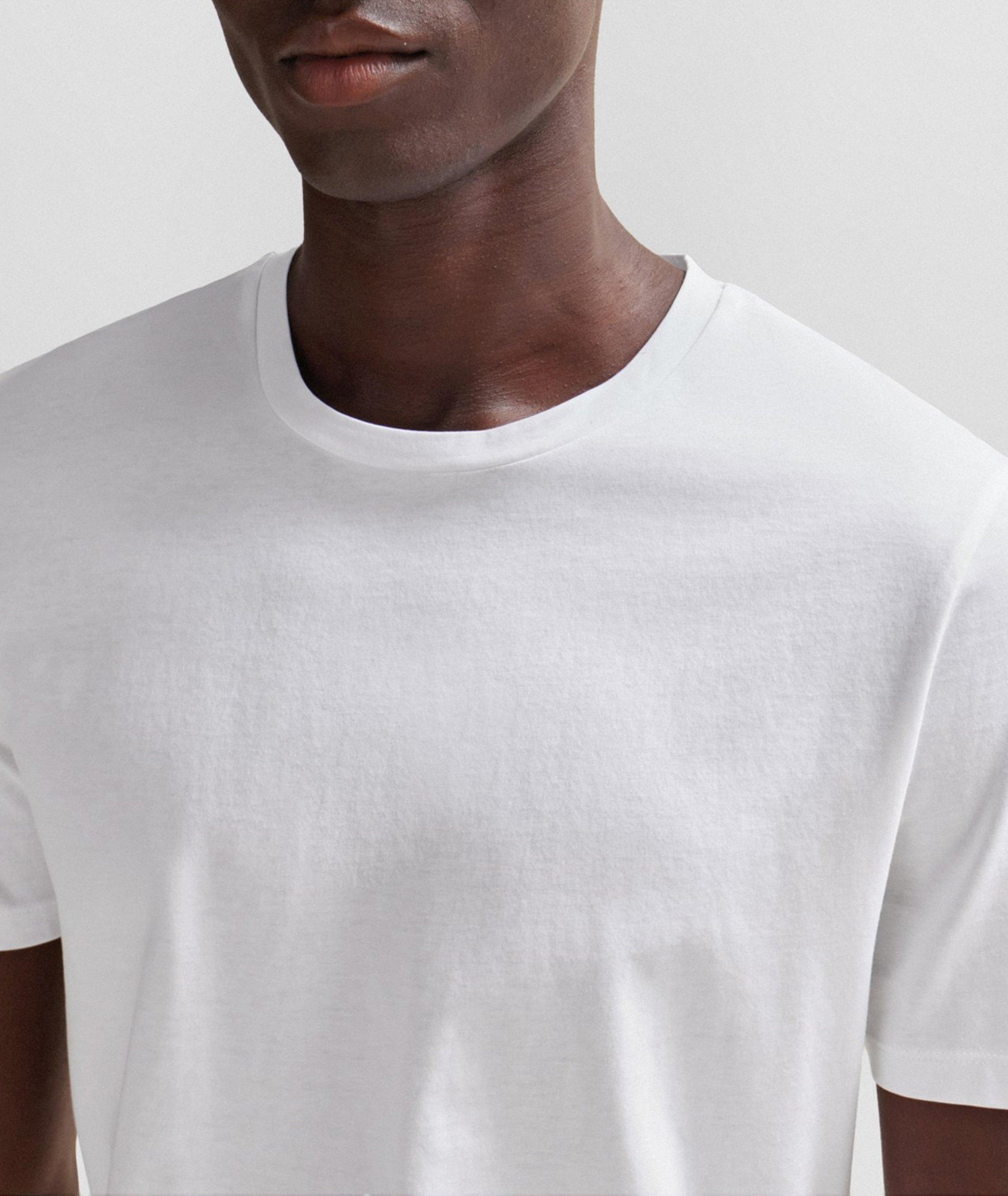 T-shirt Tessler en jersey de coton mercerisé image 3