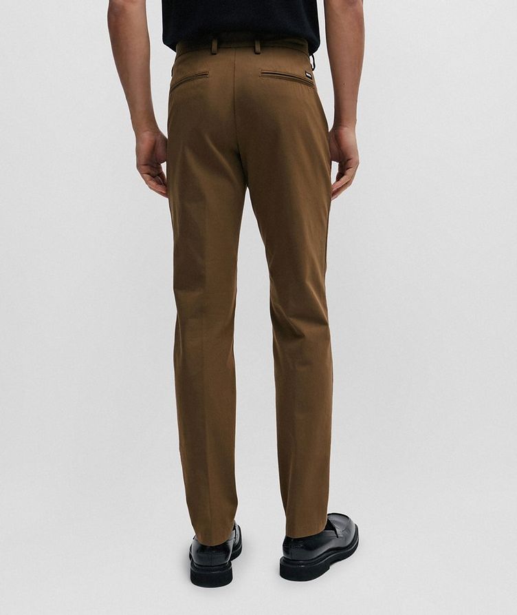 Slim Fit Stretch Cotton-Blend Trousers image 3