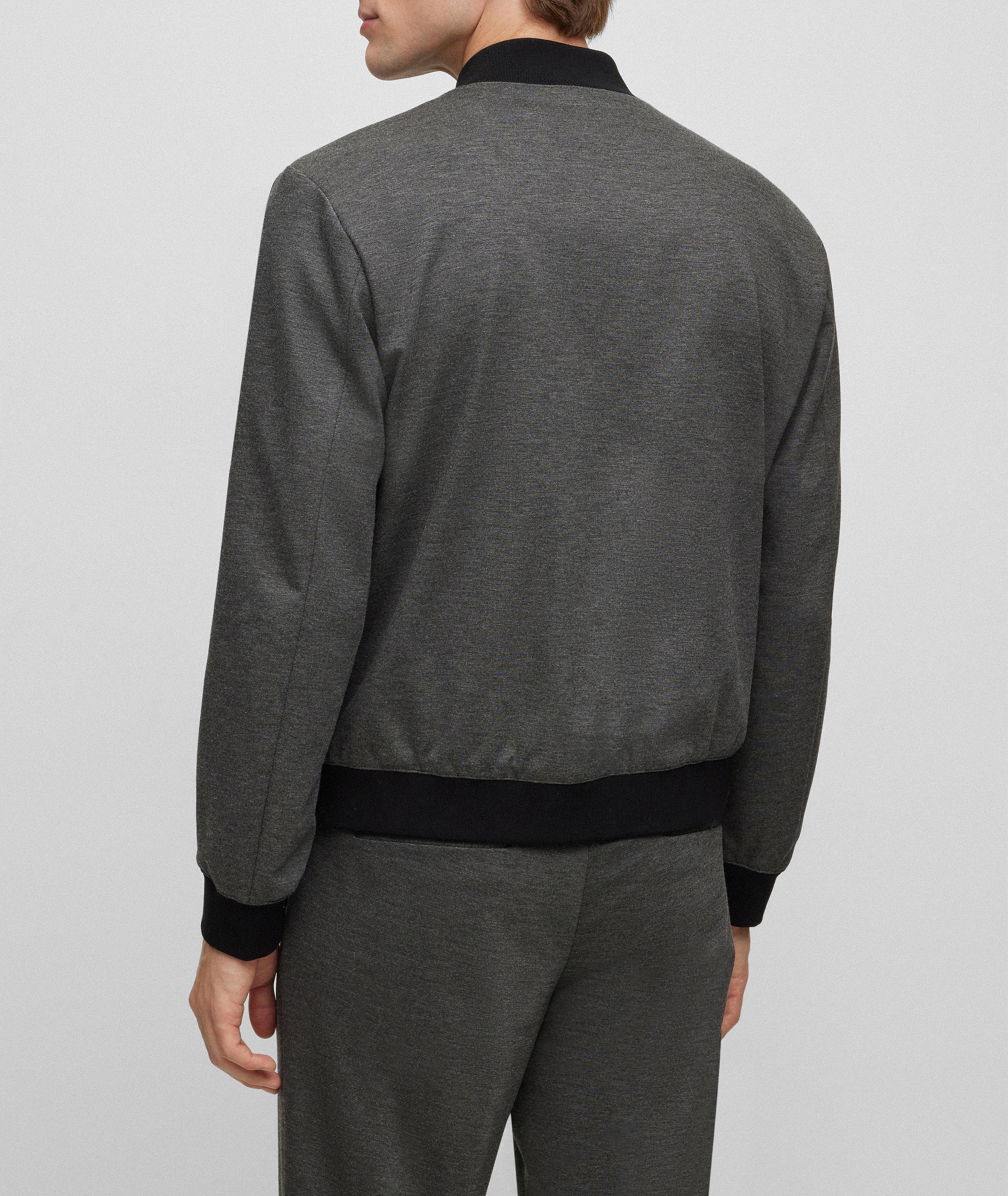 Slim-Fit Interlock Jersey Bomber Jacket image 2