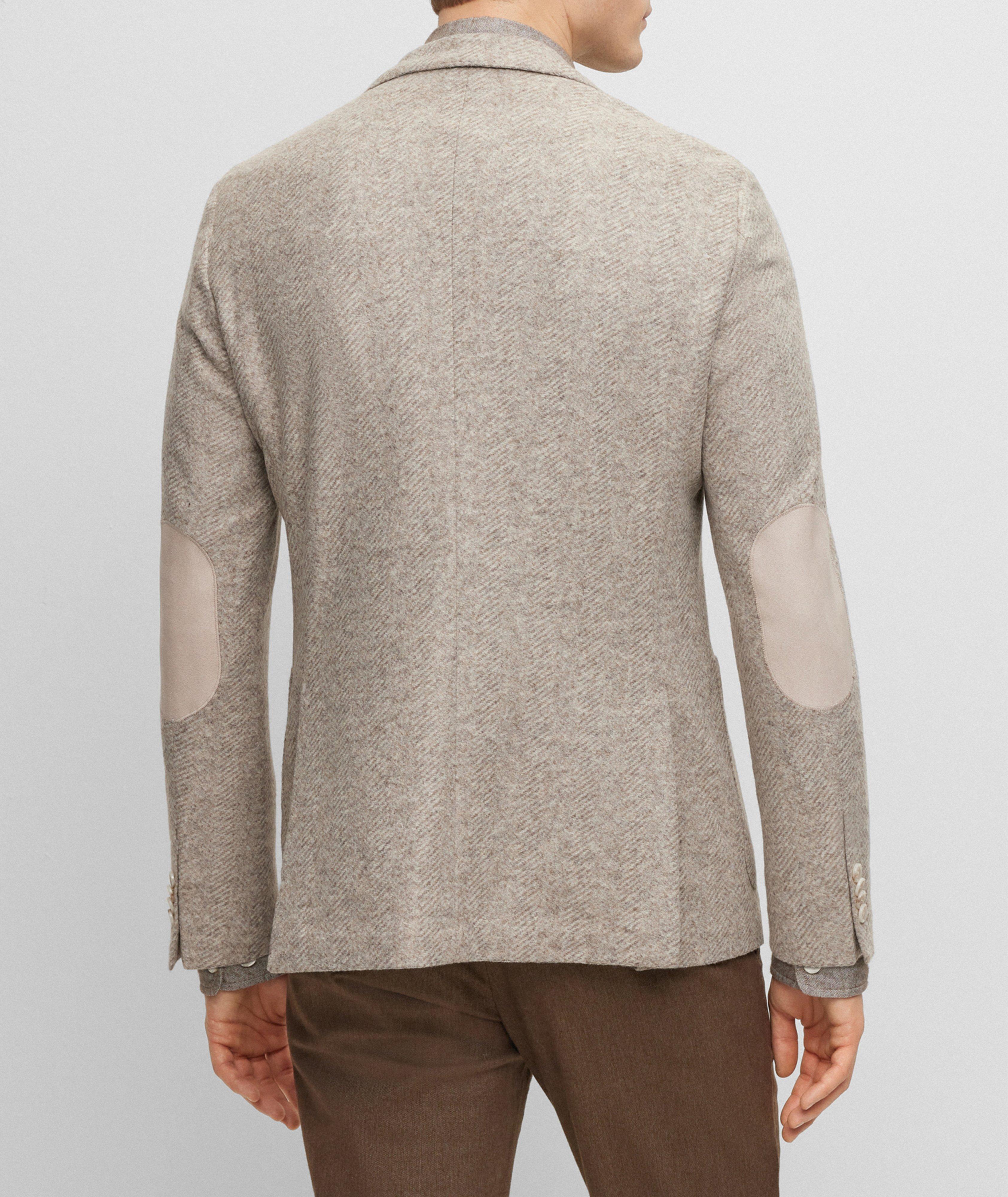 Regular-Fit Herringbone Jersey Sport Jacket image 2