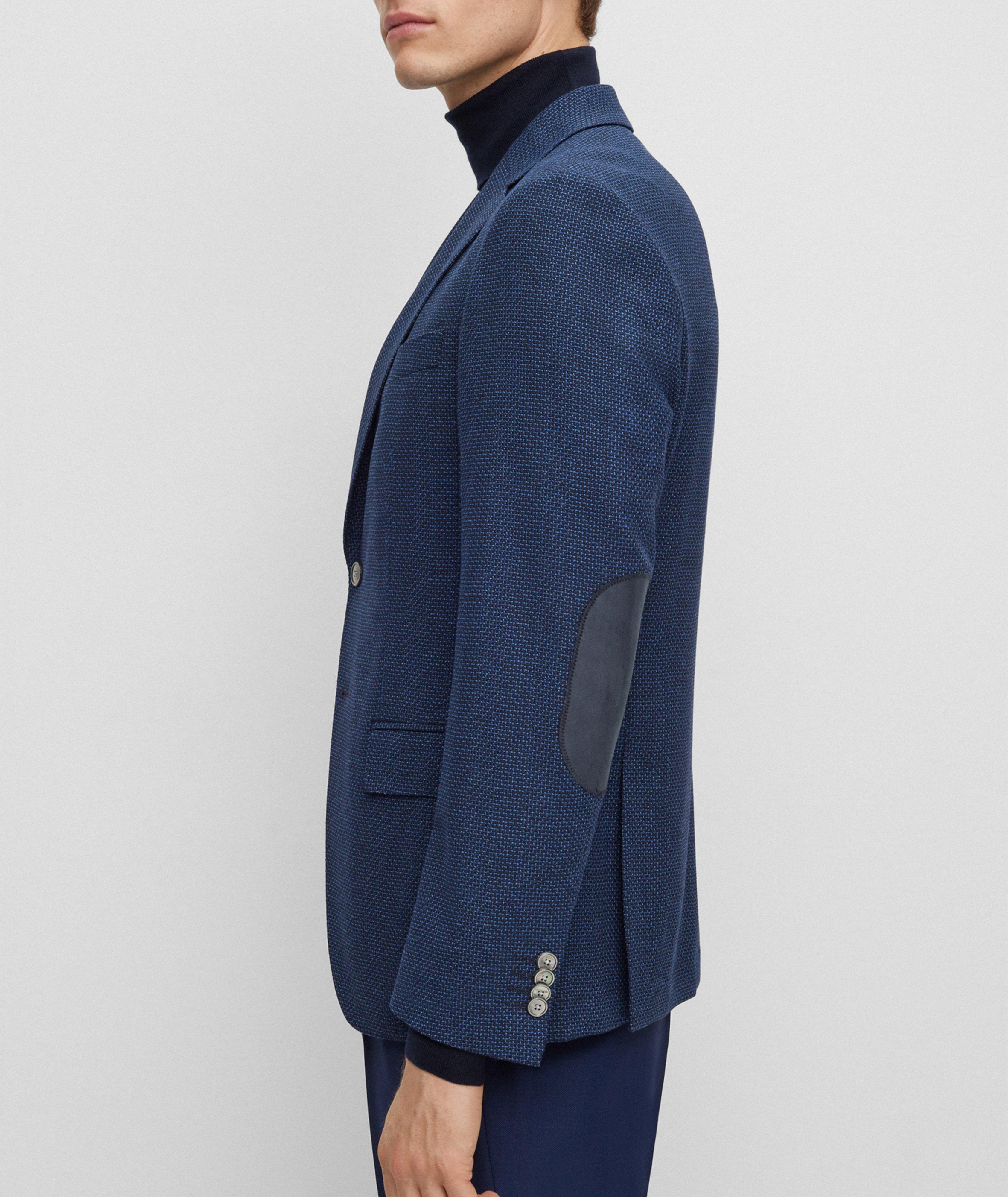 Slim-Fit Micro-Pattern Sport Jacket image 3