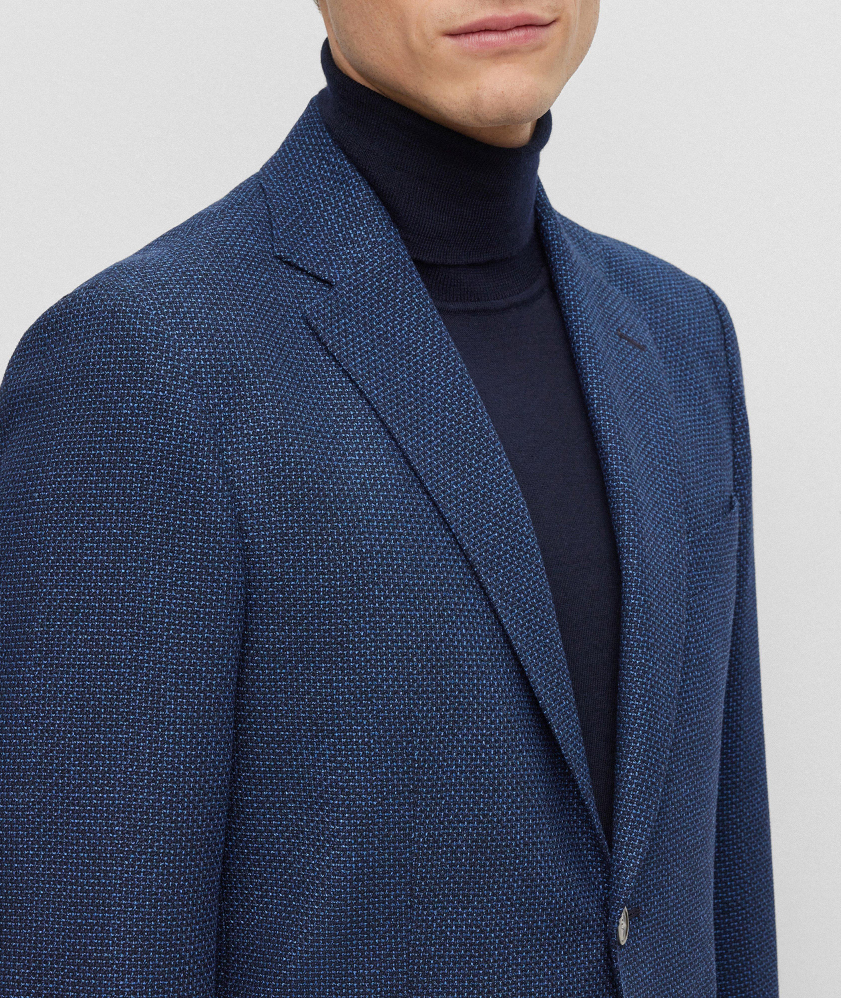 Slim-Fit Micro-Pattern Sport Jacket image 4