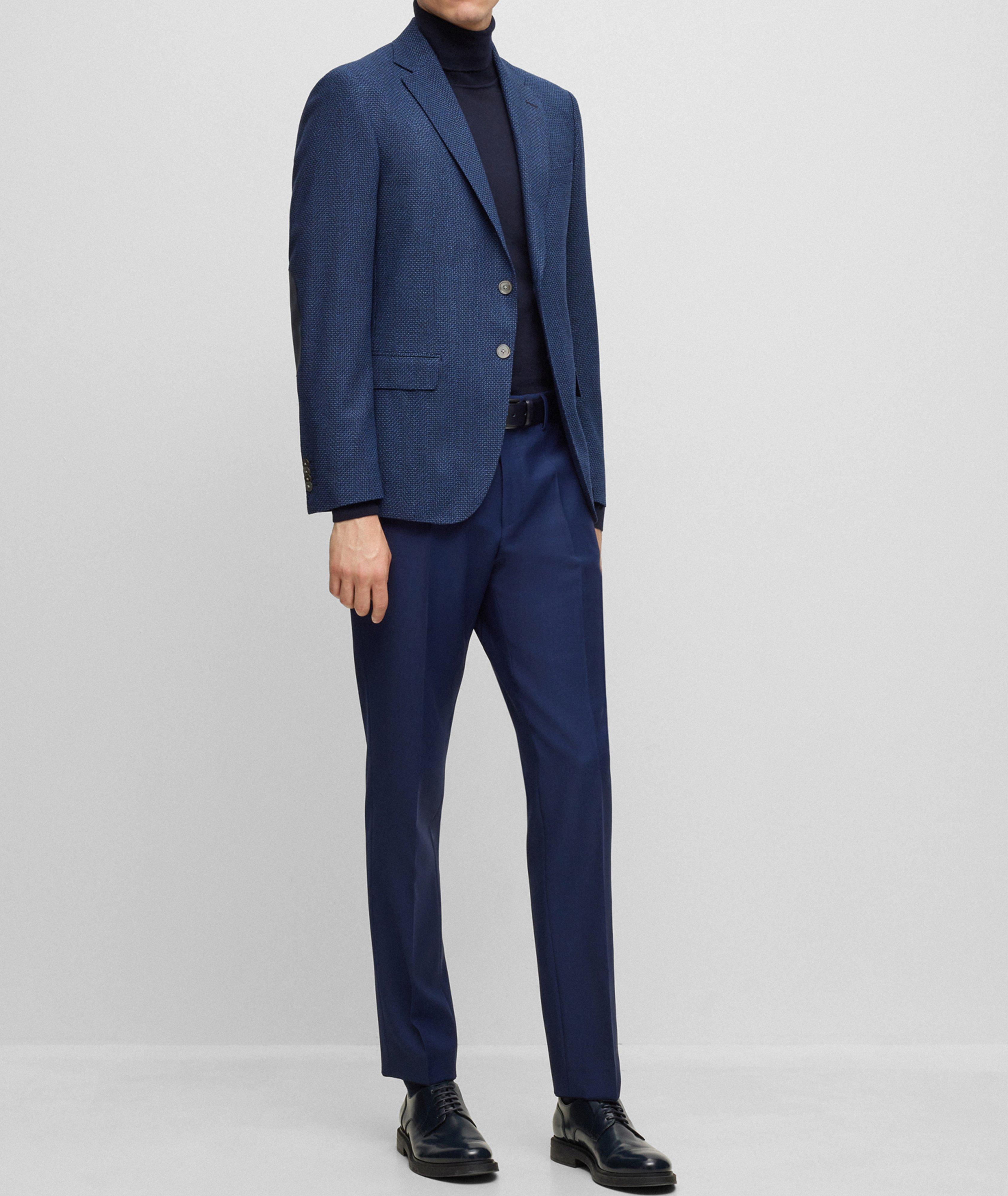 Slim-Fit Micro-Pattern Sport Jacket image 5
