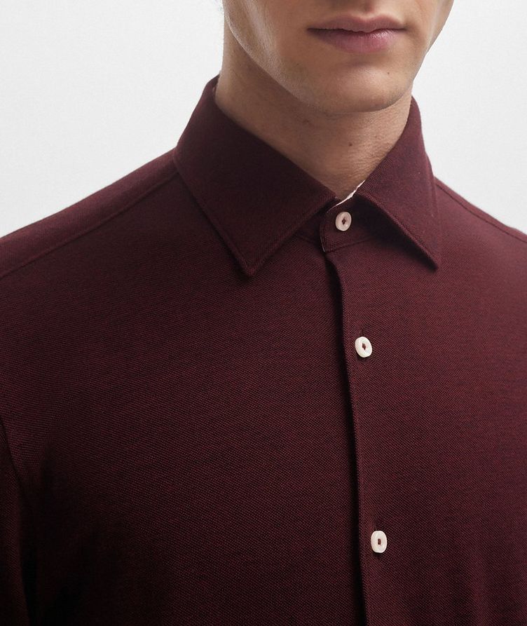 Chemise en jersey de coton de coupe décontractée image 3
