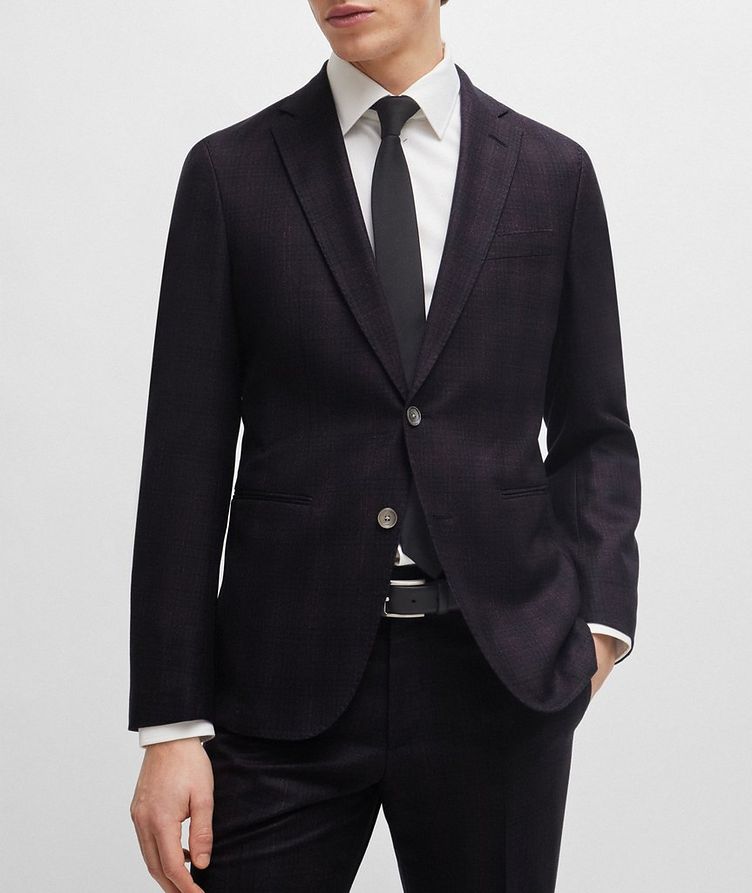 Slim-Fit Virgin Wool-Blend Suit image 5