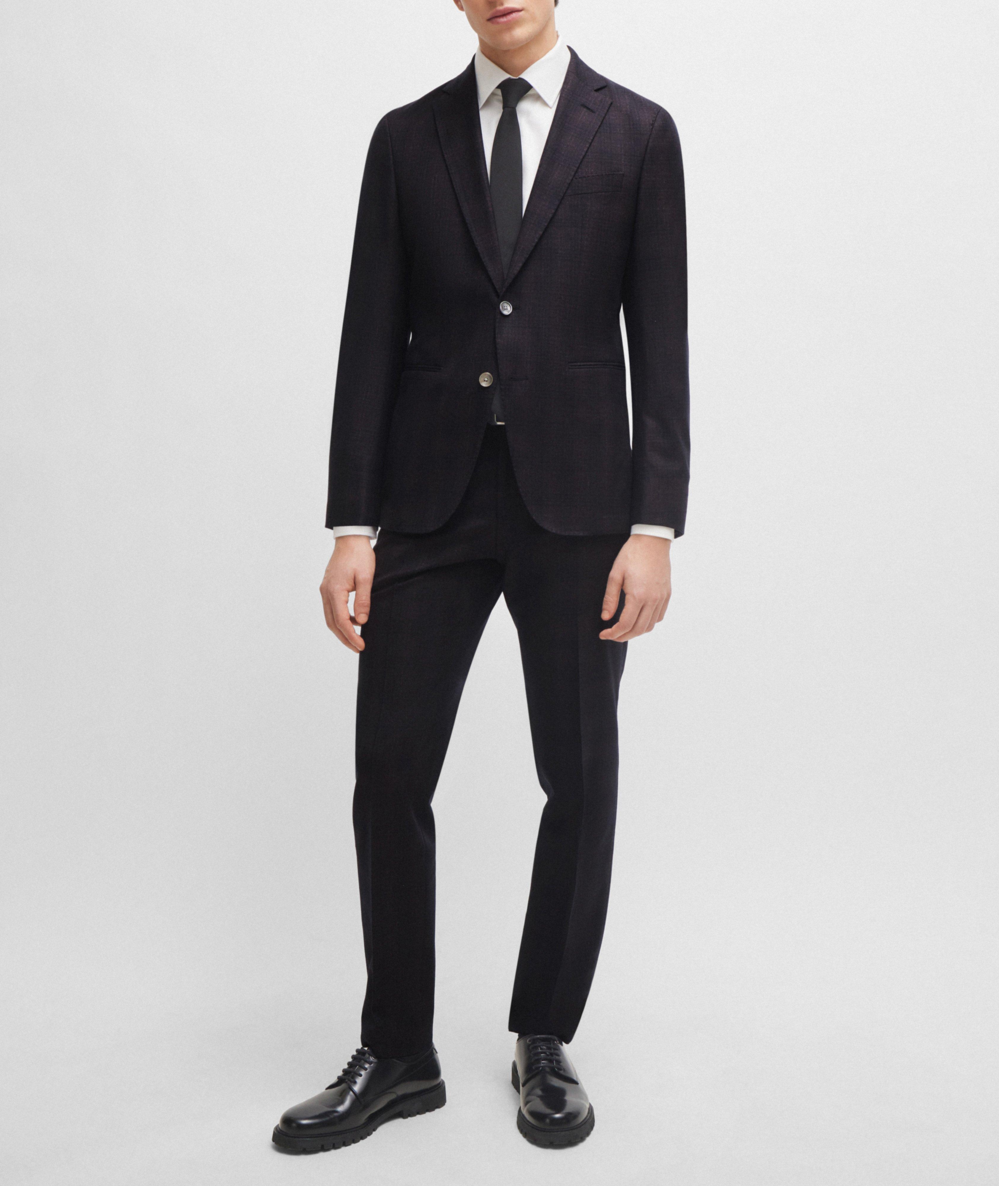 BOSS Slim-Fit Virgin Wool-Blend Suit | Suits | Harry Rosen