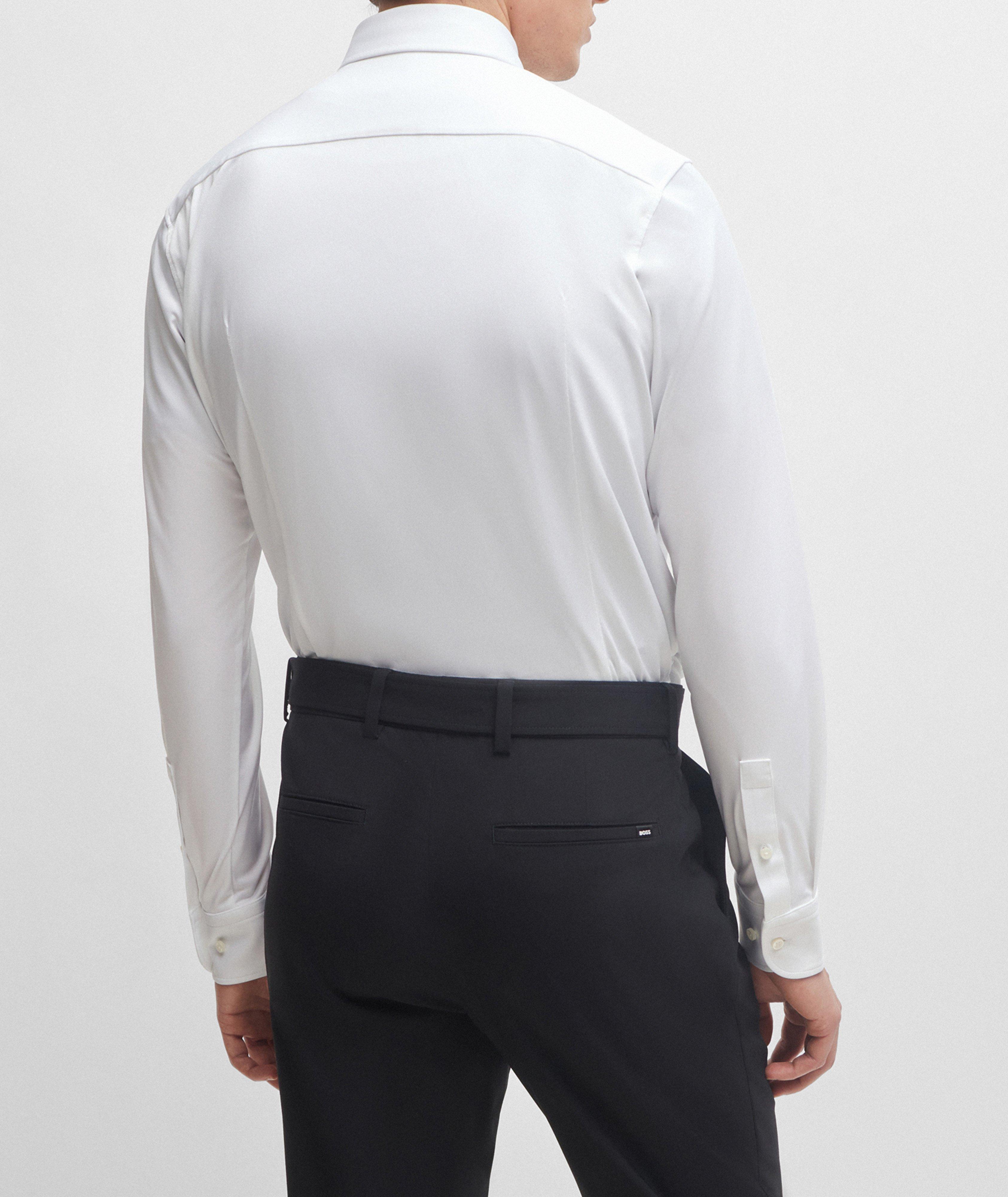Slim-Fit Stretch-Fabric Dress Shirt image 2