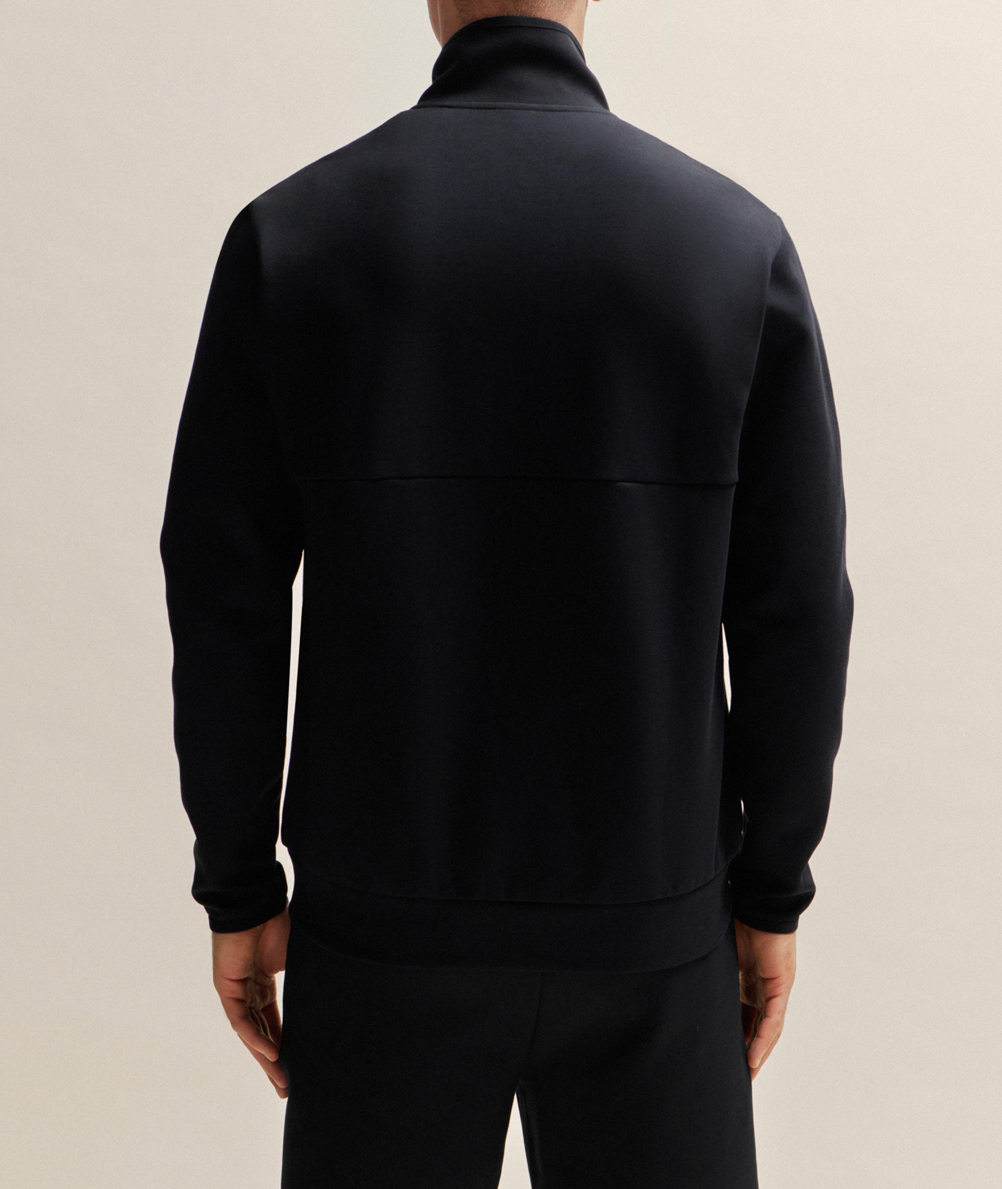 Cotton-Blend Full-Zip Sweater image 2