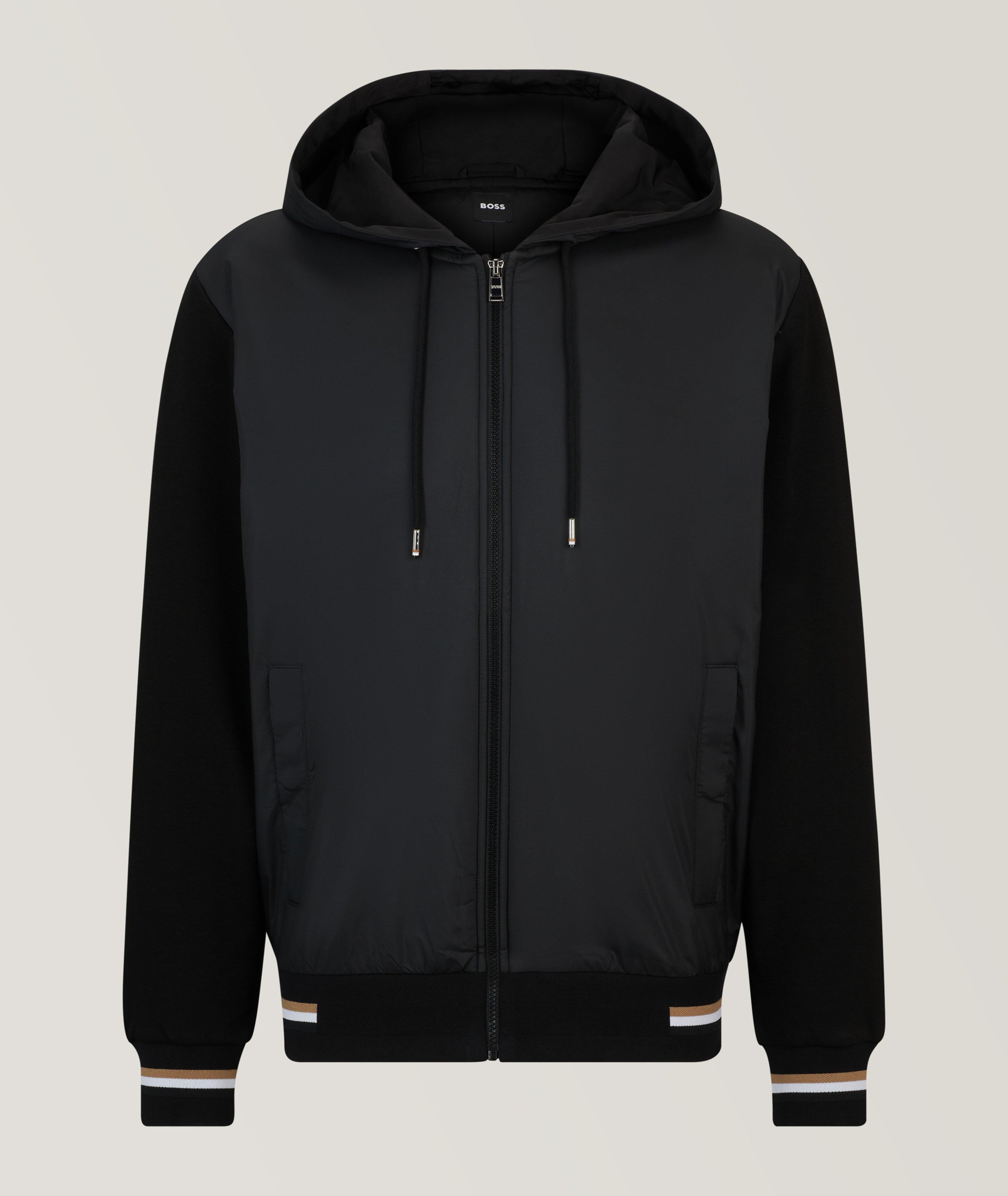 KRYS Pullover Hoodie with Velvet Embroidery Navy, Mackage