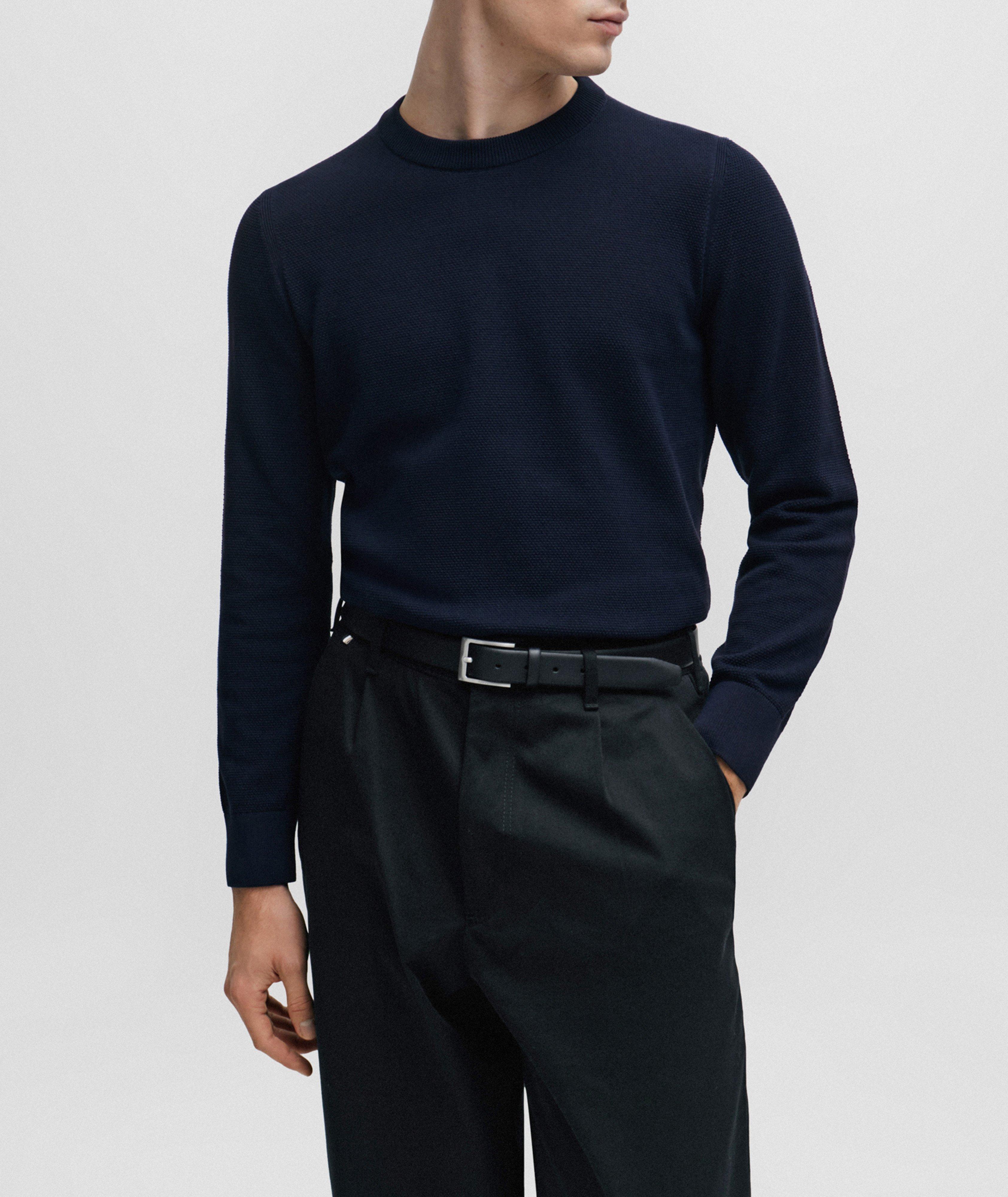 Ecaio Micro-Structured Cotton Sweater  image 1