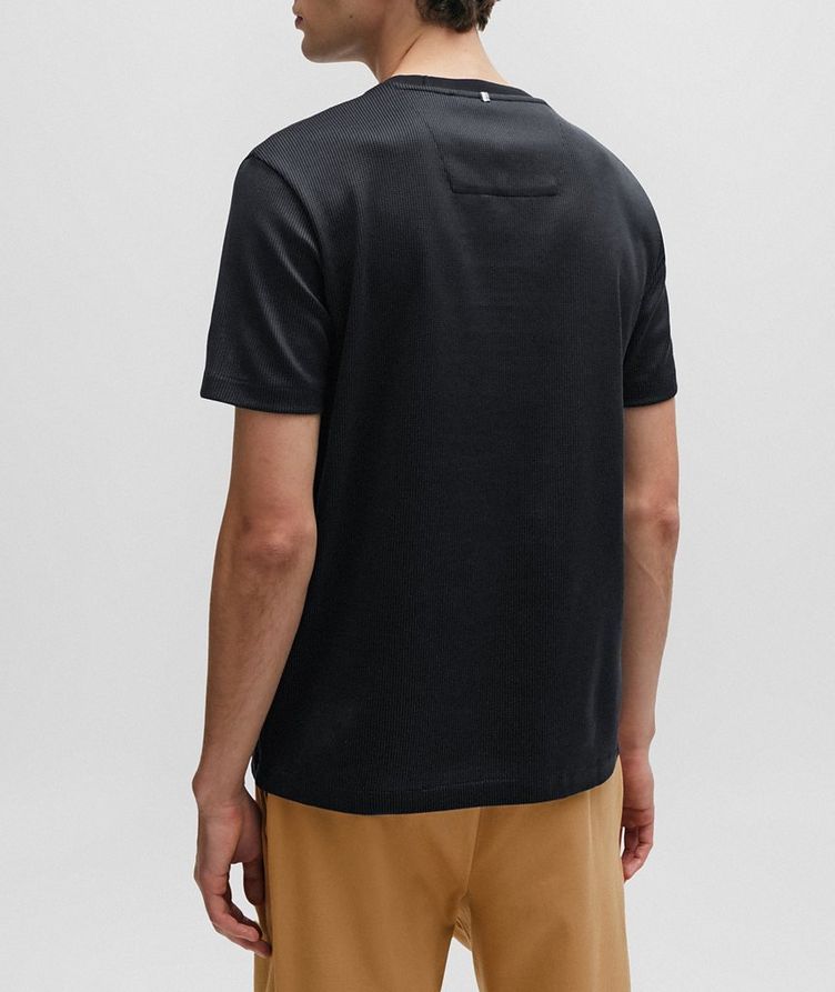 Tiburt Two-Toned Mercerized Structured Cotton T-Shirt image 2