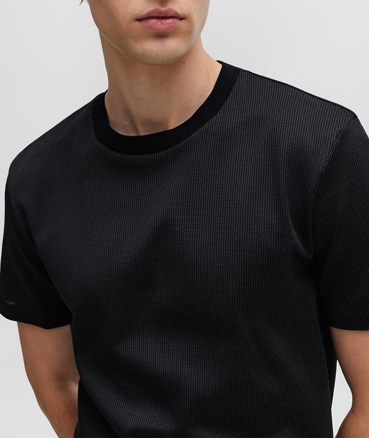 Tiburt Two-Toned Mercerized Structured Cotton T-Shirt image 3