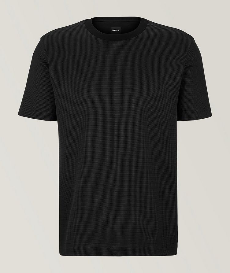 Tiburt Two-Toned Mercerized Structured Cotton T-Shirt image 0