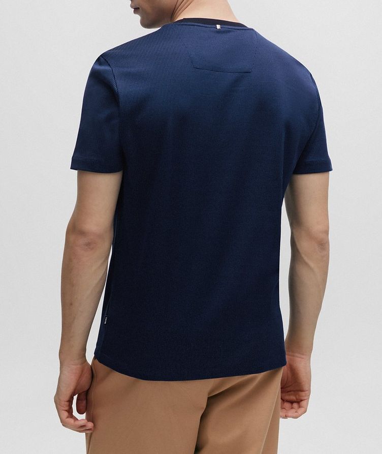 Tiburt Two-Toned Mercerized Structured Cotton T-Shirt image 2