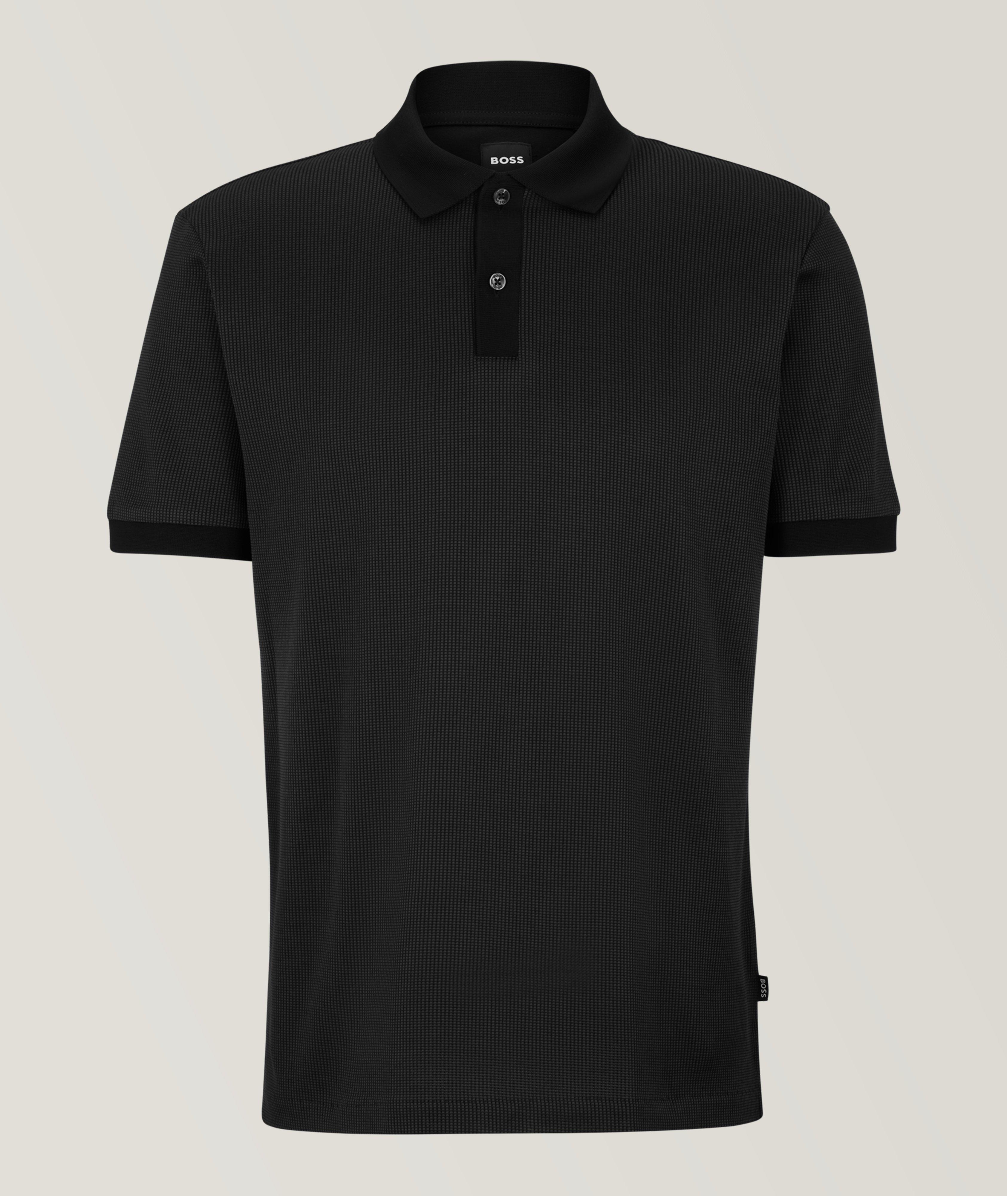 Parlay Two-Tone Mercerized Cotton Polo  image 0