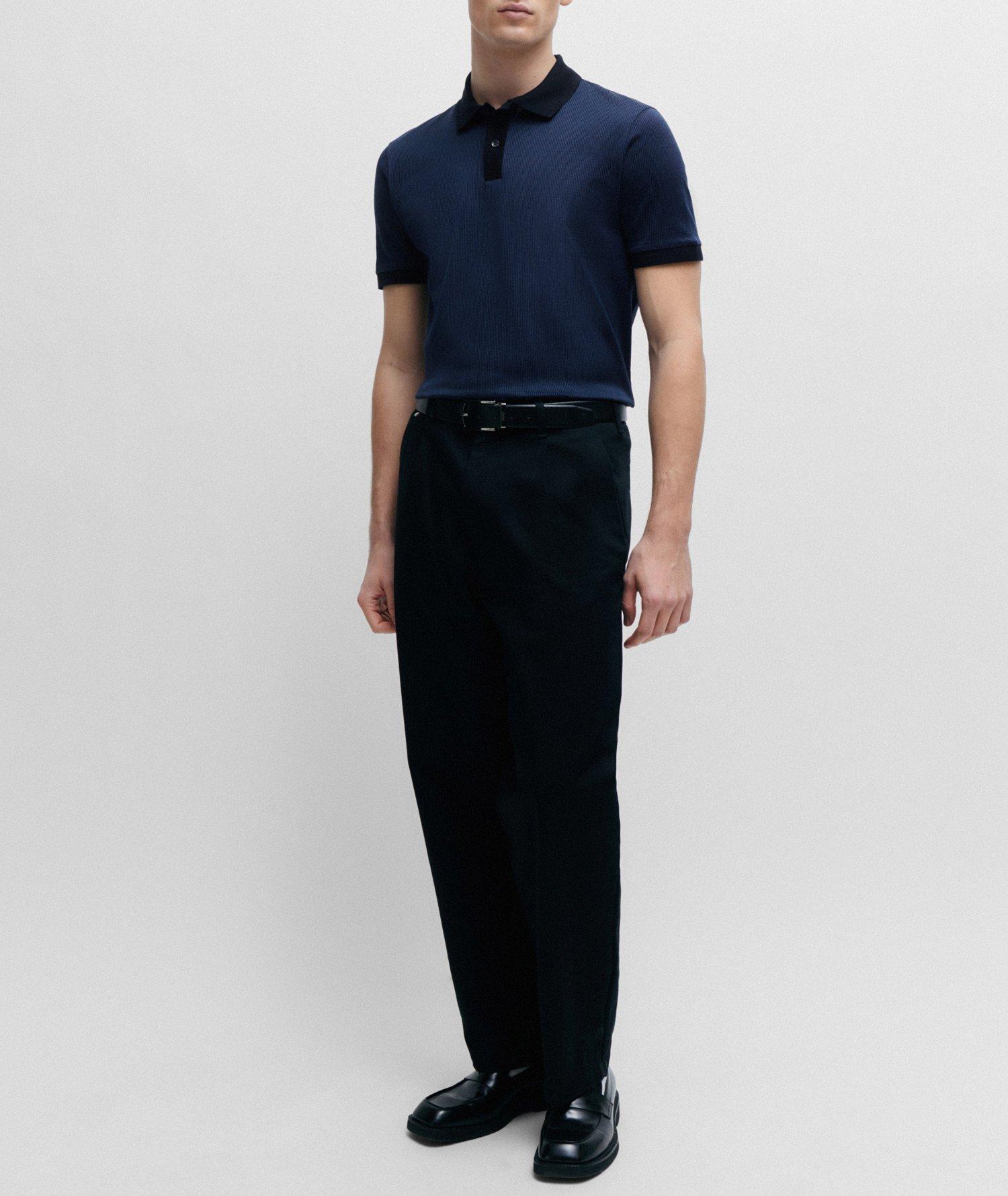 Structured Mercerised Cotton Polo image 4