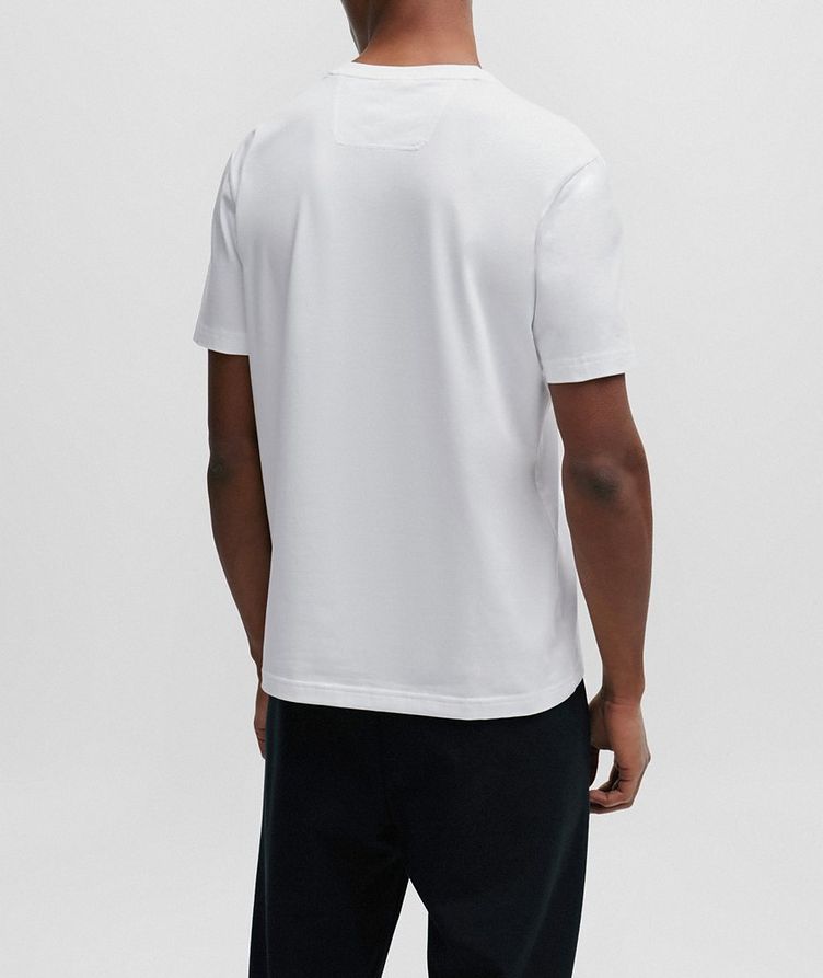 Tee 7 Beats Artwork Stretch-Jersey Cotton T-Shirt  image 2