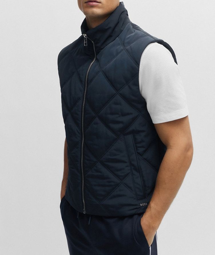 Quilted Technical Fabric Vest image 3