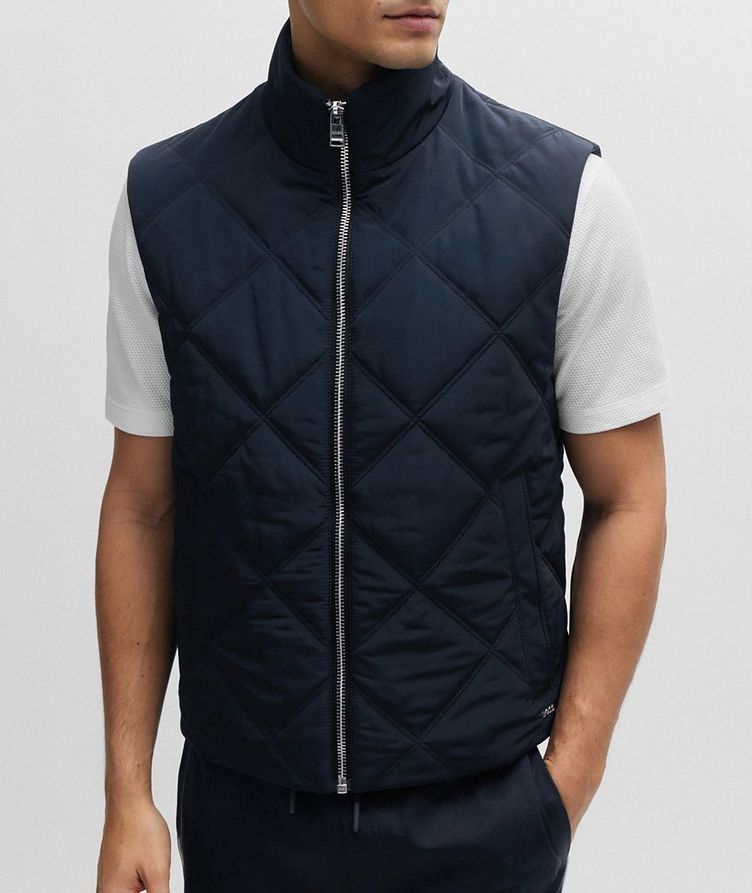 Quilted Technical Fabric Vest image 4
