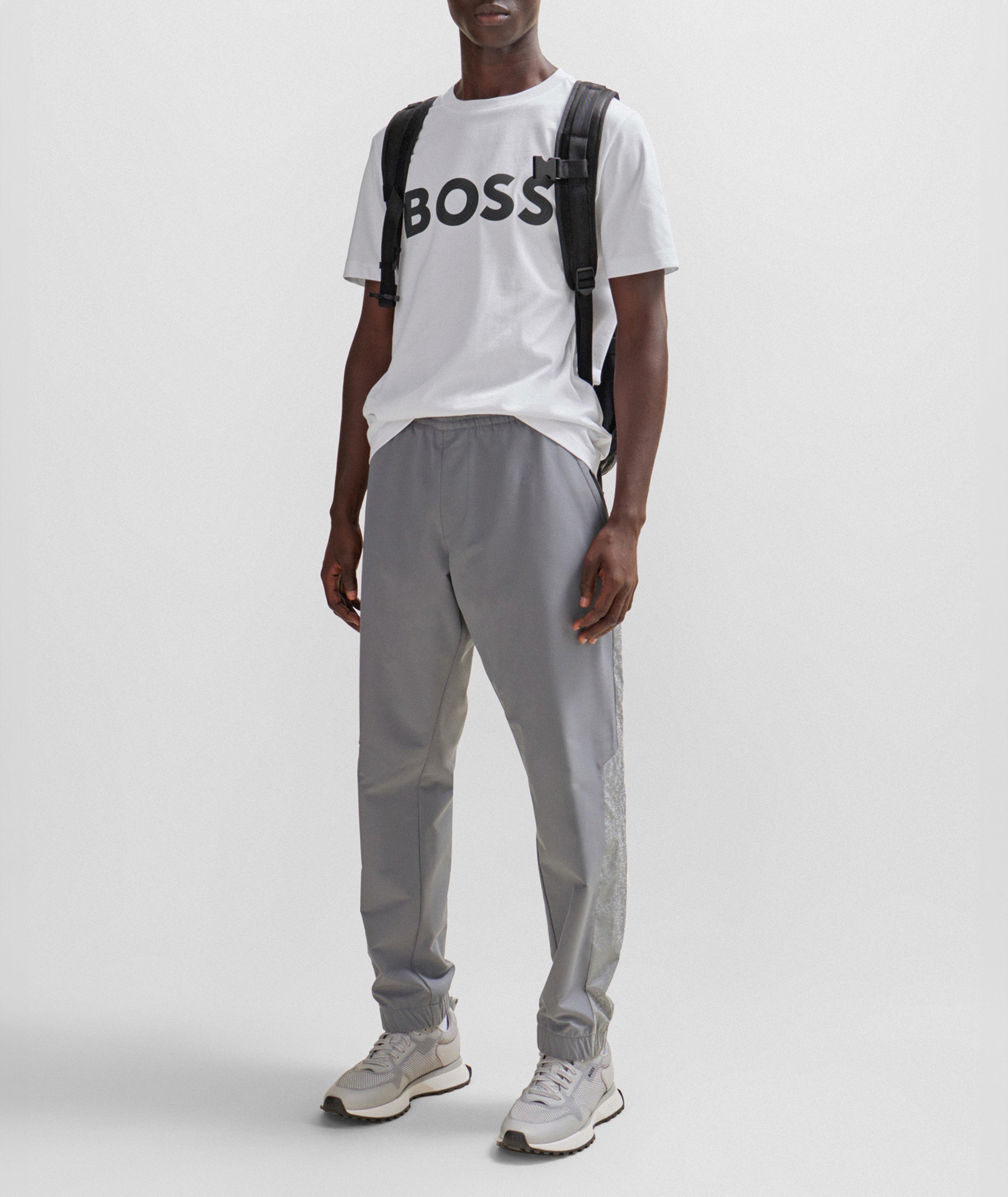 T-shirt en jersey de coton avec logo réfléchissant image 4