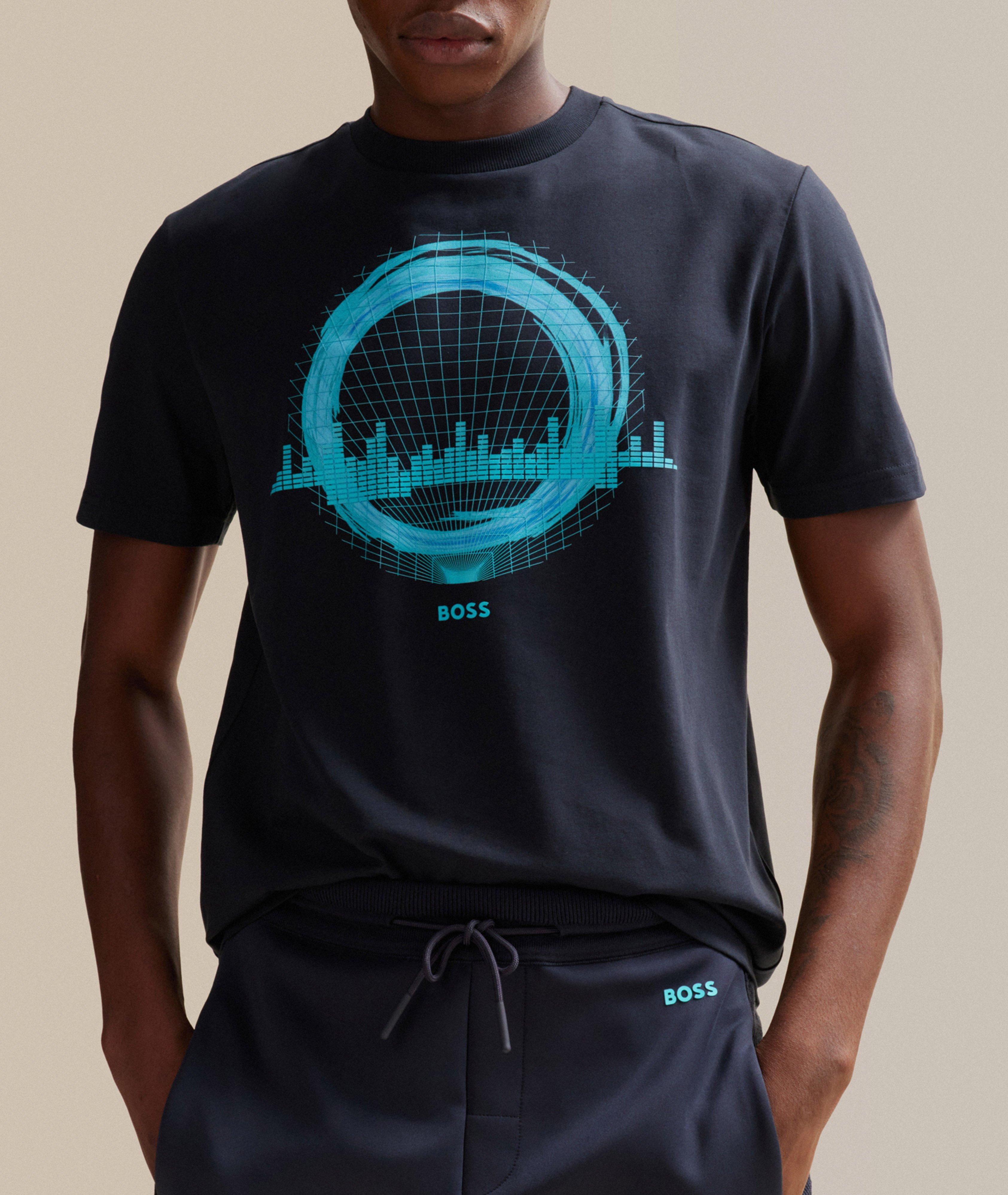 Techno Stretch-Cotton T-Shirt image 3