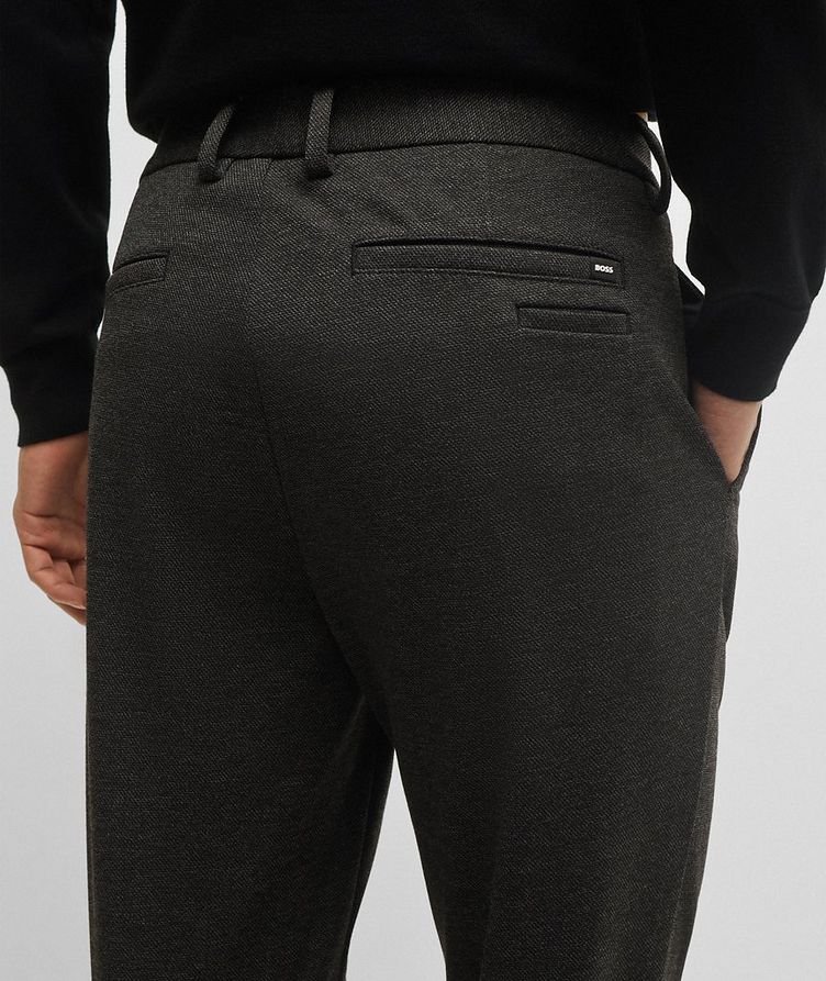Slim-Fit Structured Performance-Stretch Trousers image 4
