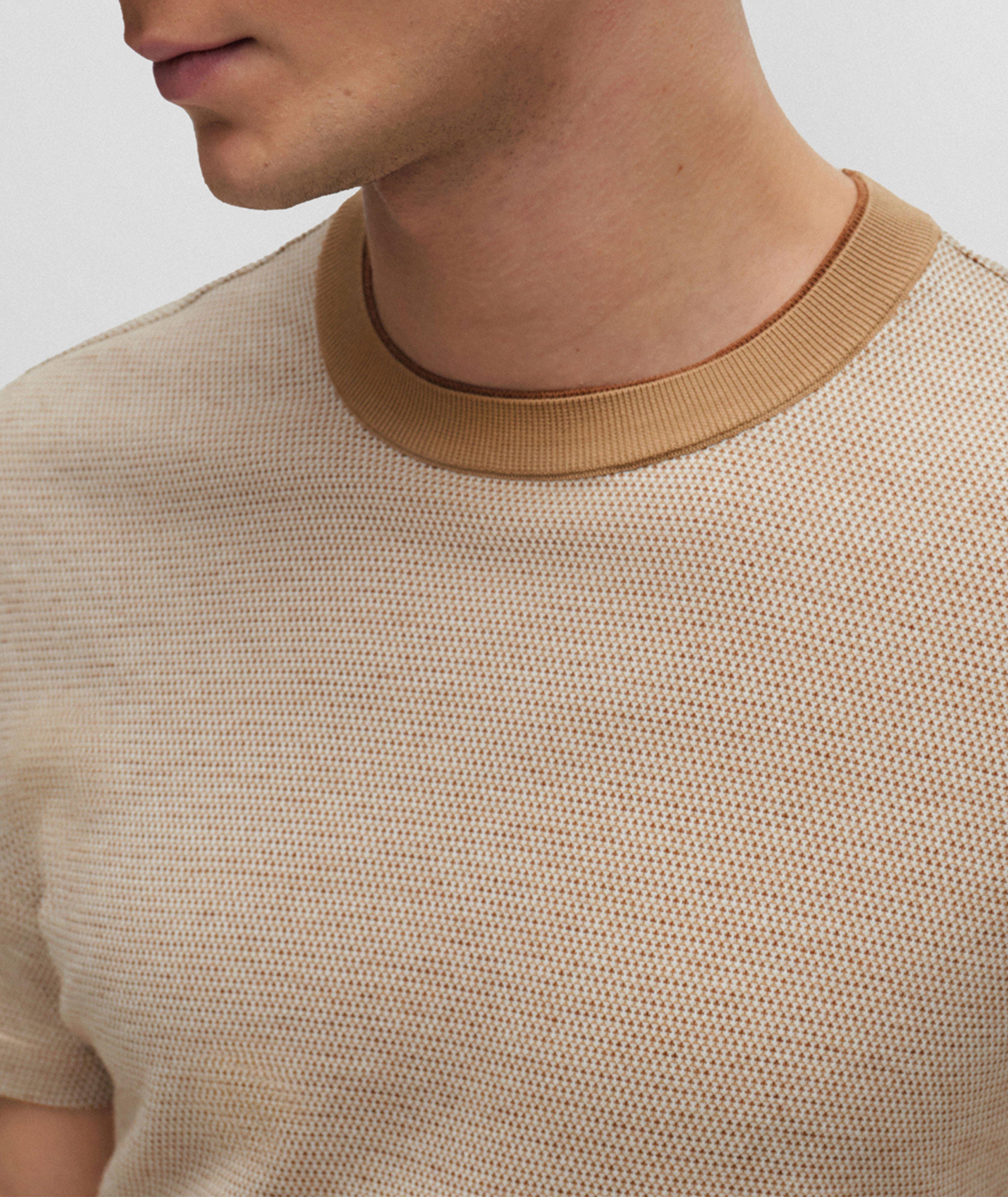 T-shirt en coton et en cachemire image 3