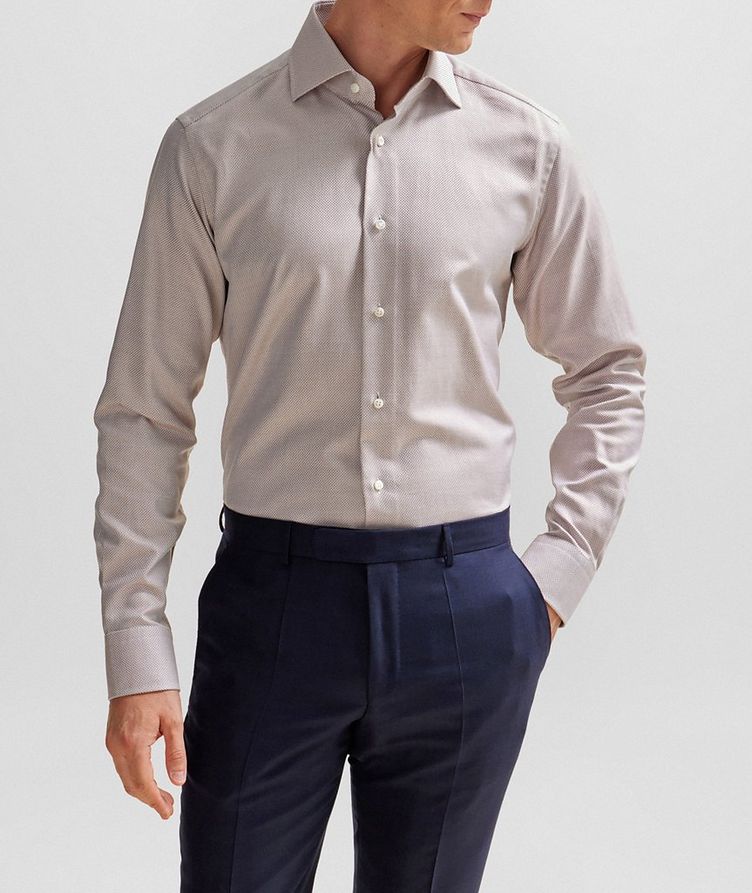 Two-Tone Cotton Dobby Shirt image 1