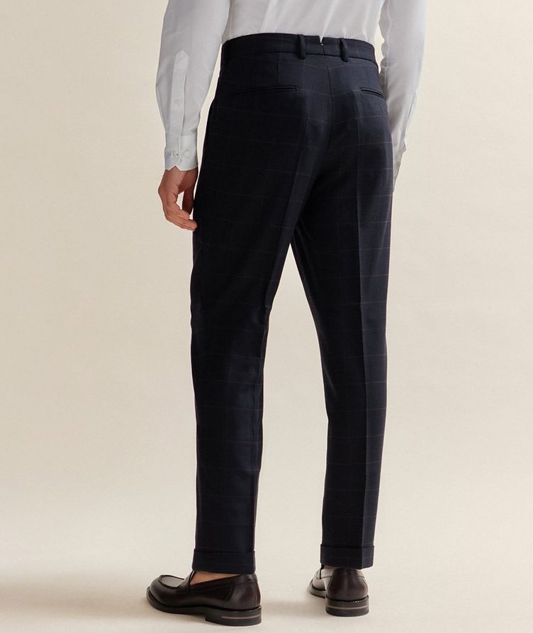 Slim-Fit Virgin Wool-Blend Suit image 4