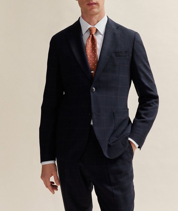 Slim-Fit Virgin Wool-Blend Suit image 5