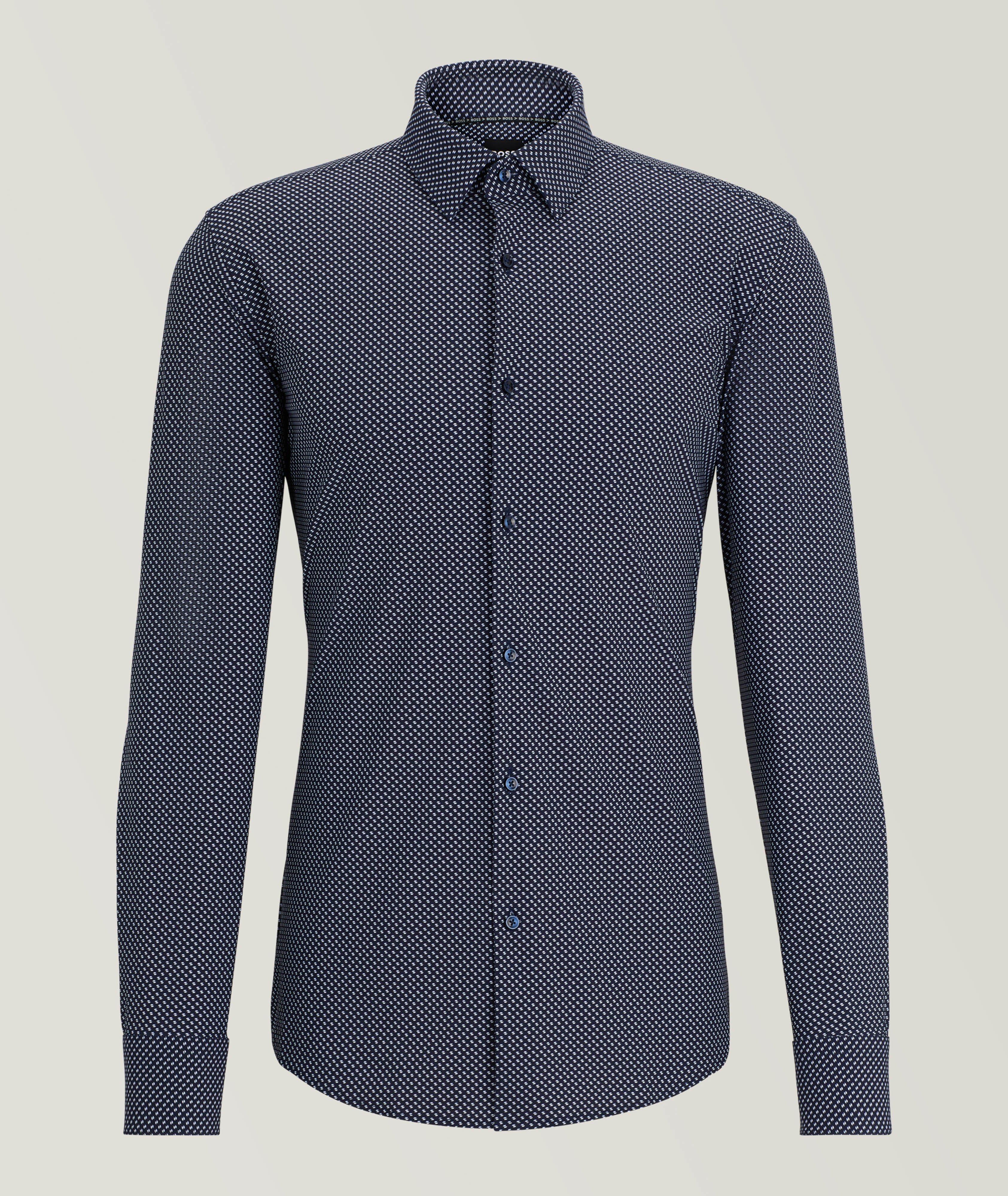 Micro-Pattern Dress Shirt image 0