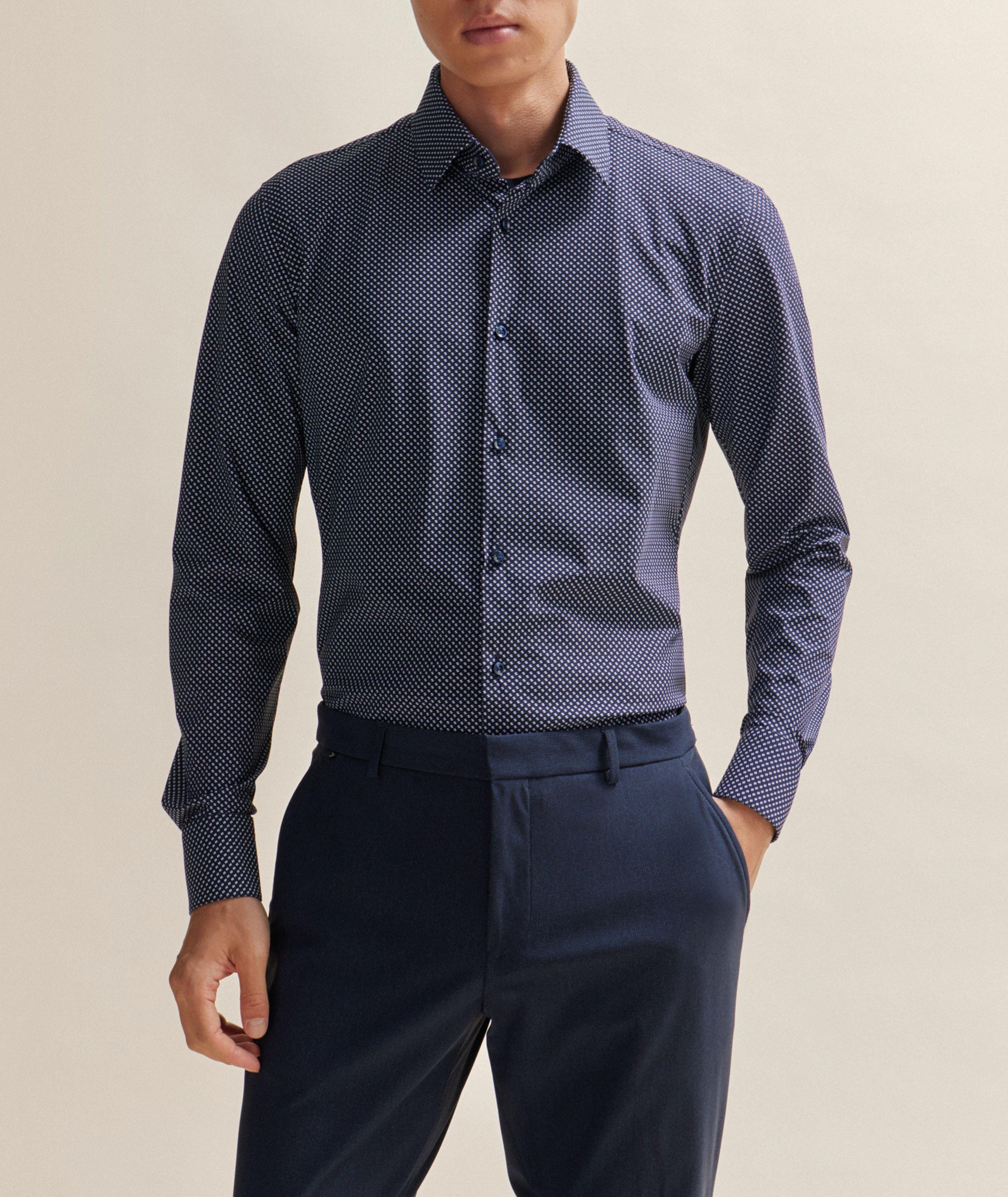 Micro-Pattern Dress Shirt image 1