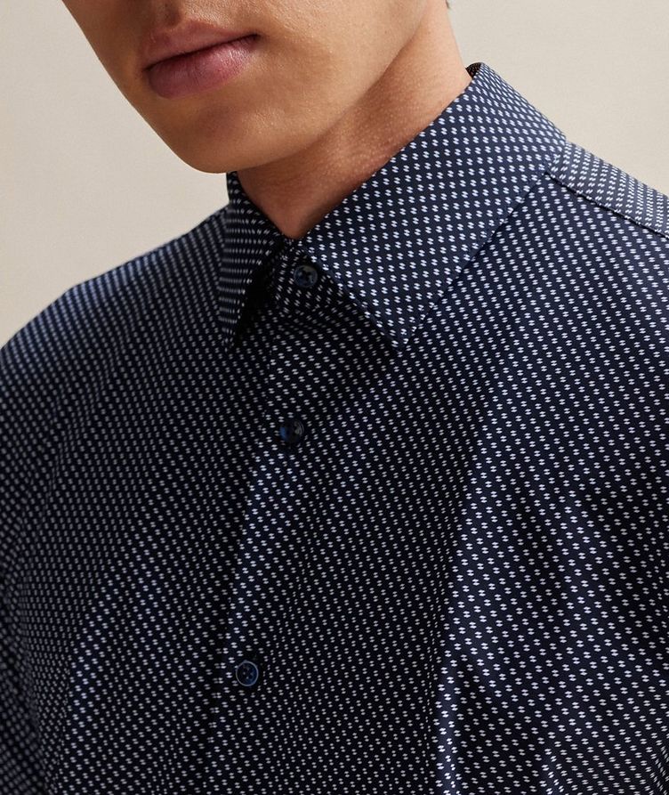 Micro-Pattern Dress Shirt image 3