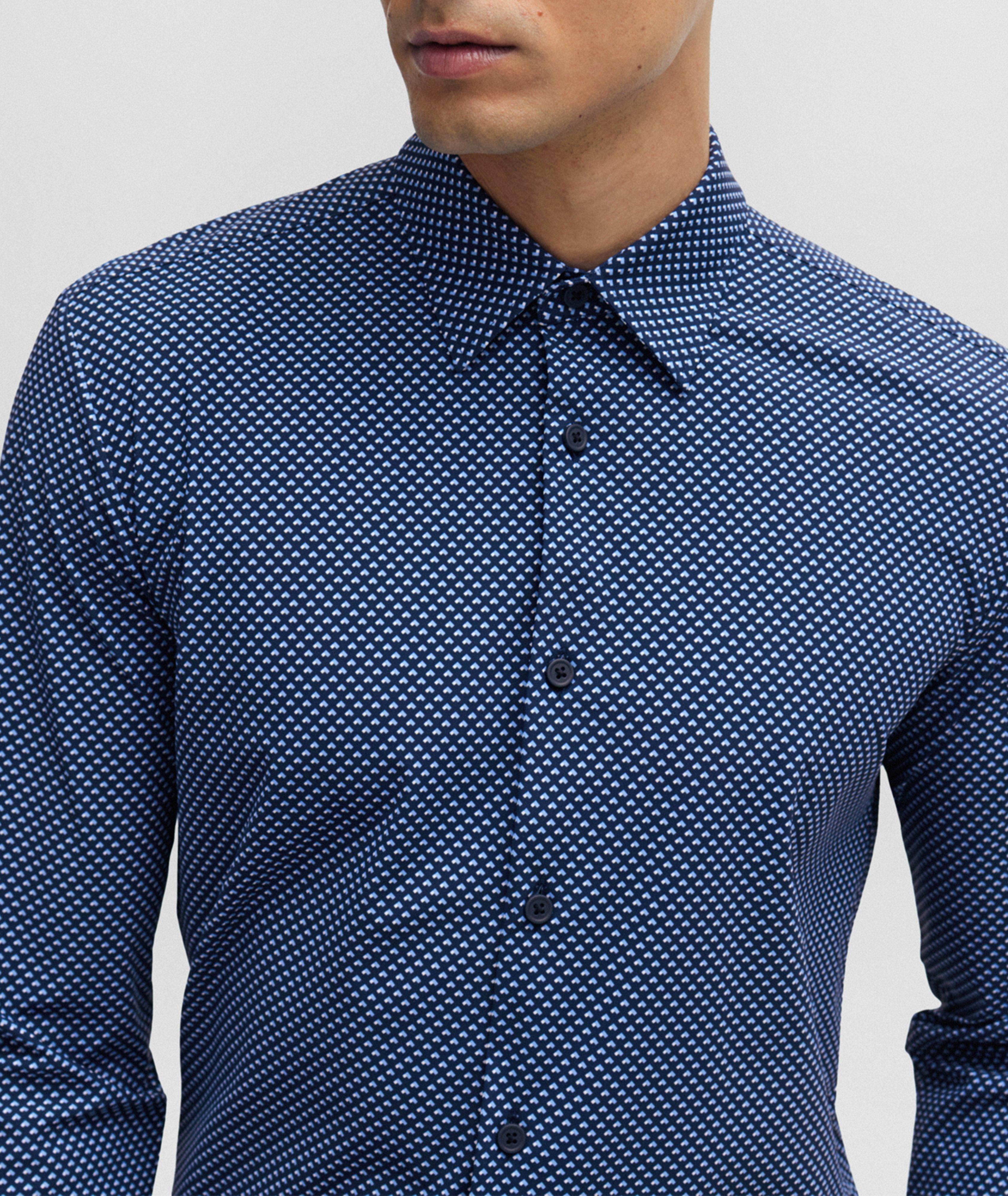 Geometric Performance-Stretch Sport Shirt image 3